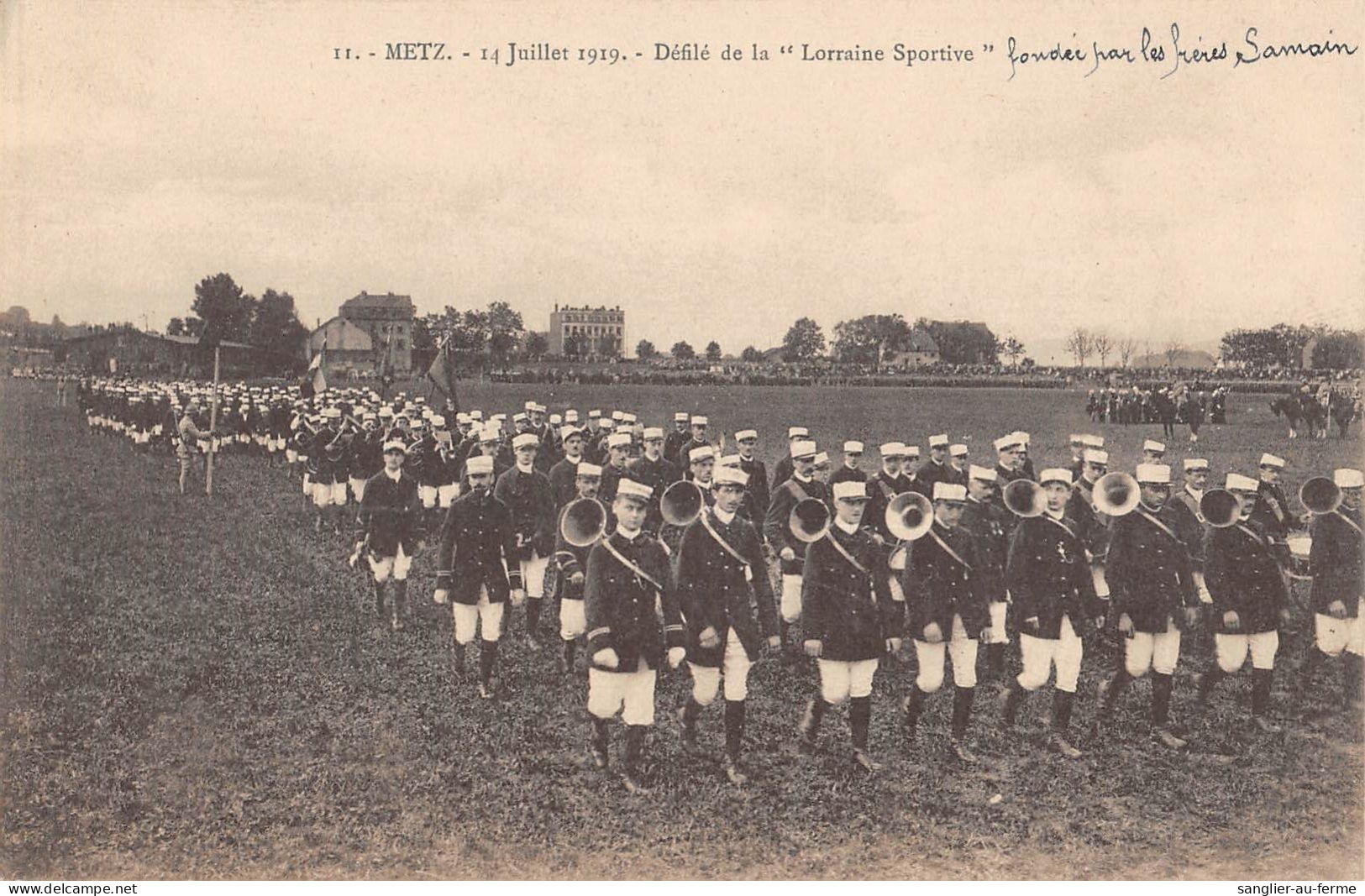 CPA 57 METZ / 14 JUILLET 1919 / DEFILE DE LA LORRAINE SPORTIVE - Sonstige & Ohne Zuordnung