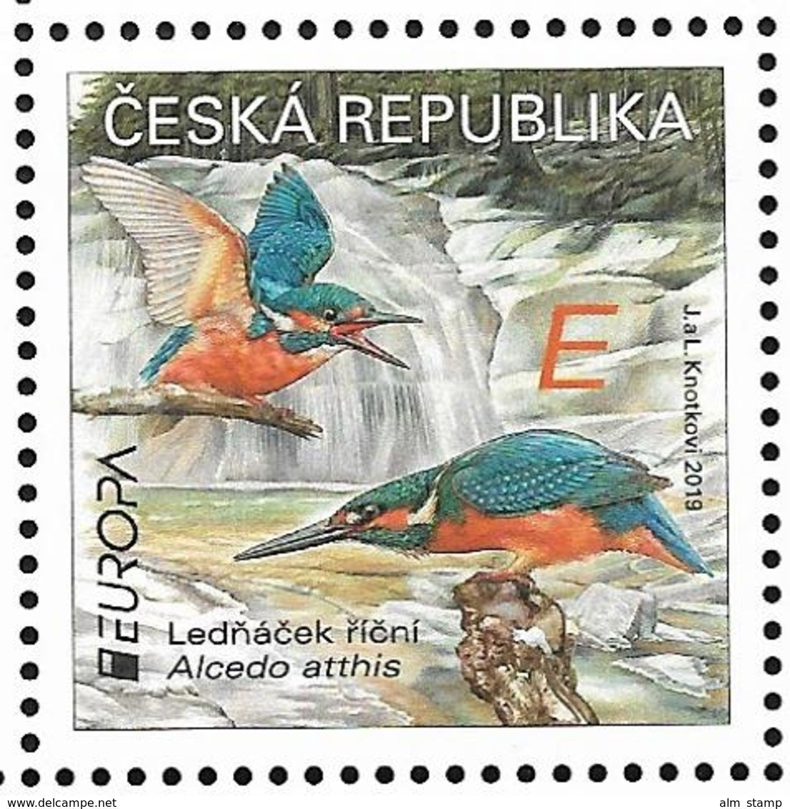 2019  Ceska Rep. Tschechische Rep. Mi. 1024**MNH     EUROPA  -NATIONAL BIRDS - 2019