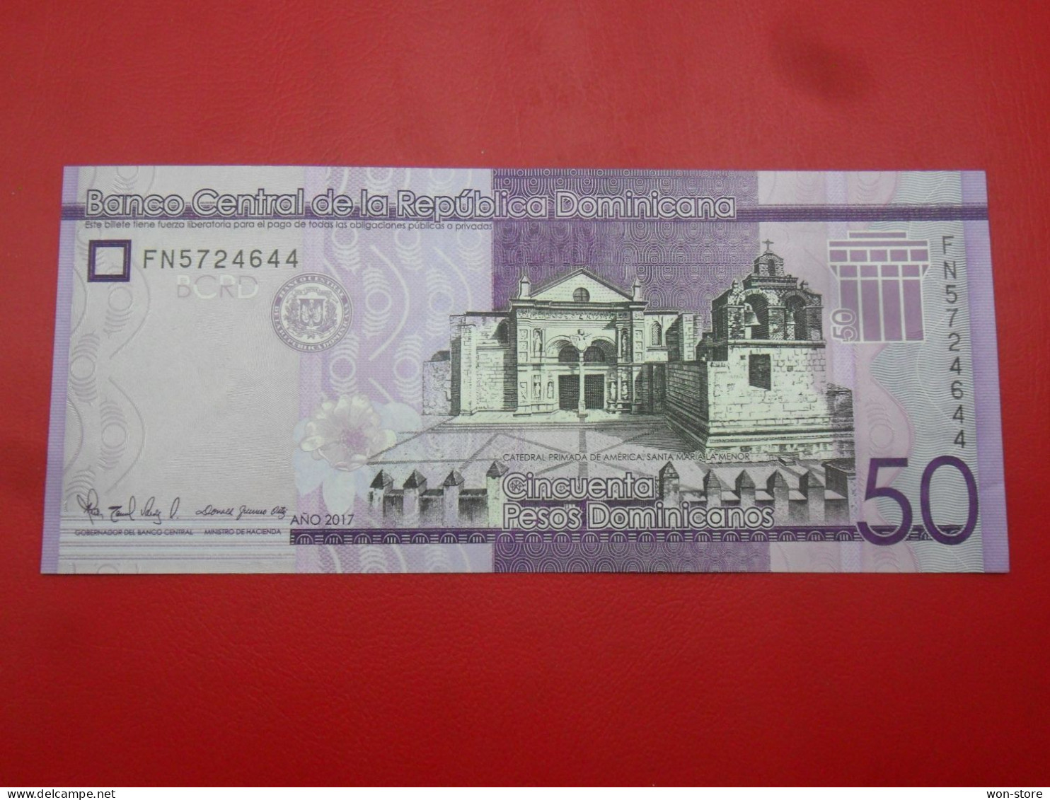 6790 - Dominican Republic 50 Pesos Dominicanos 2017 - Dominicaine