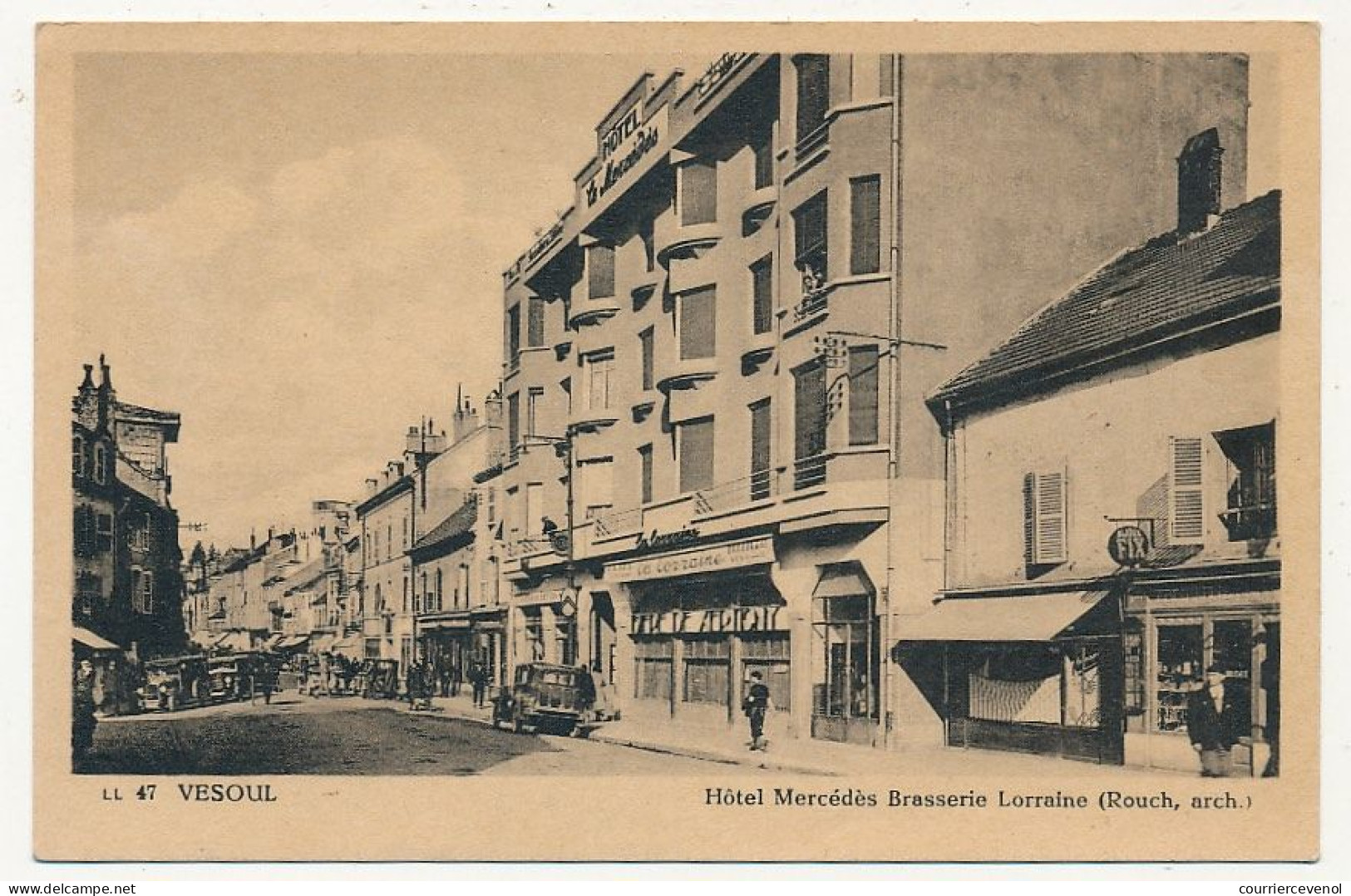 CPA - VESOUL (Haute-Saône) - Hôtel Mercédès Brasserie Lorraine - Vesoul