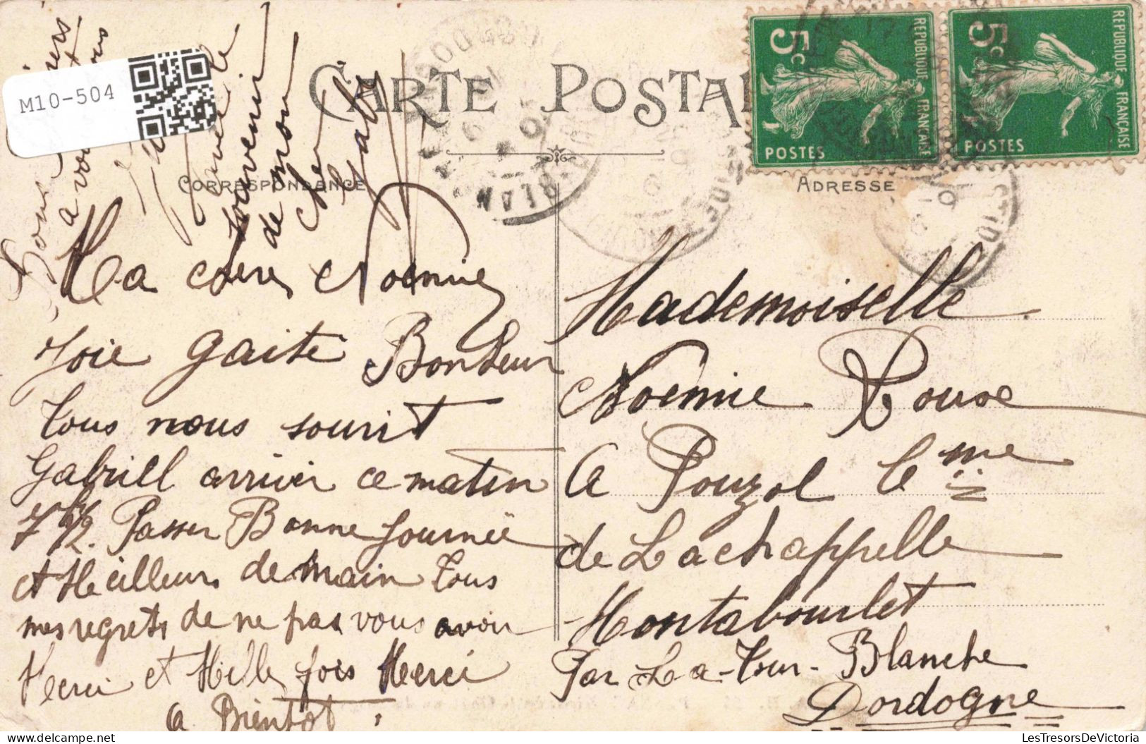 FRANCE - Pessac - Château De Saige - Carte Postale Ancienne - Pessac