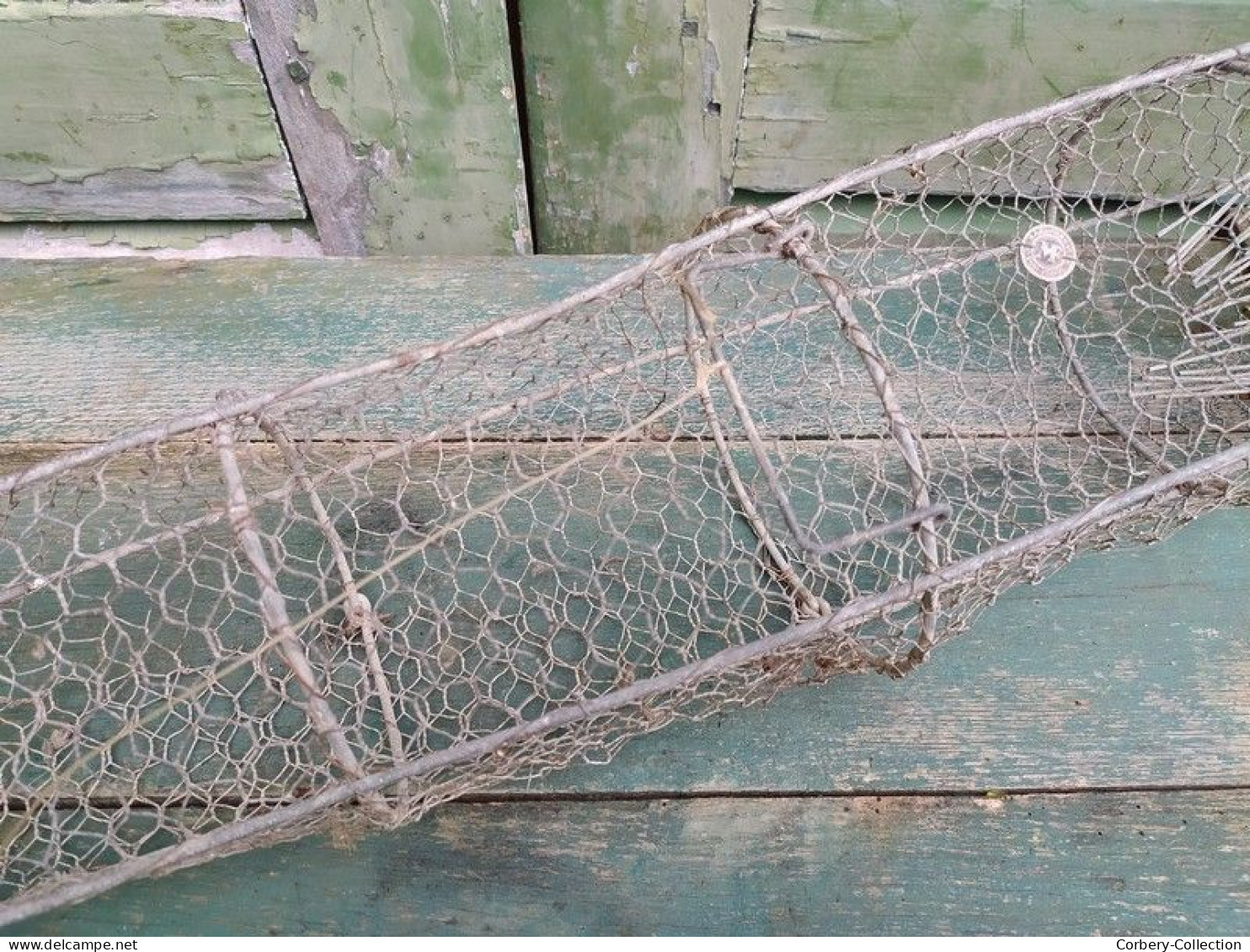 Ancienne Nasse Pêche Poisson Anguille Manufrance - Fischerei