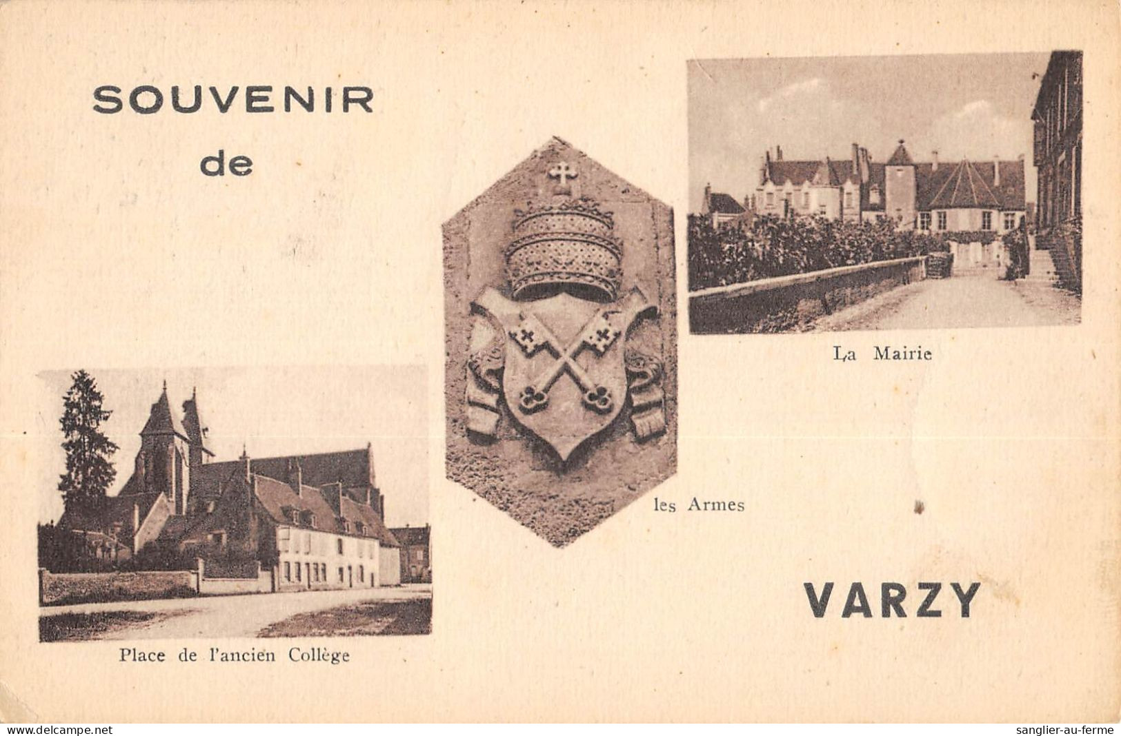 CPA 58 SOUVENIR DE VARZY - Other & Unclassified