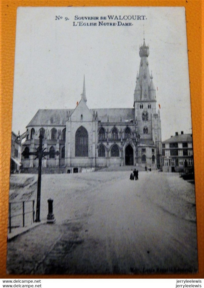 WALCOURT  -  Souvenir De Walcourt  - L'Eglise Notre Dame  -  1909 - Walcourt