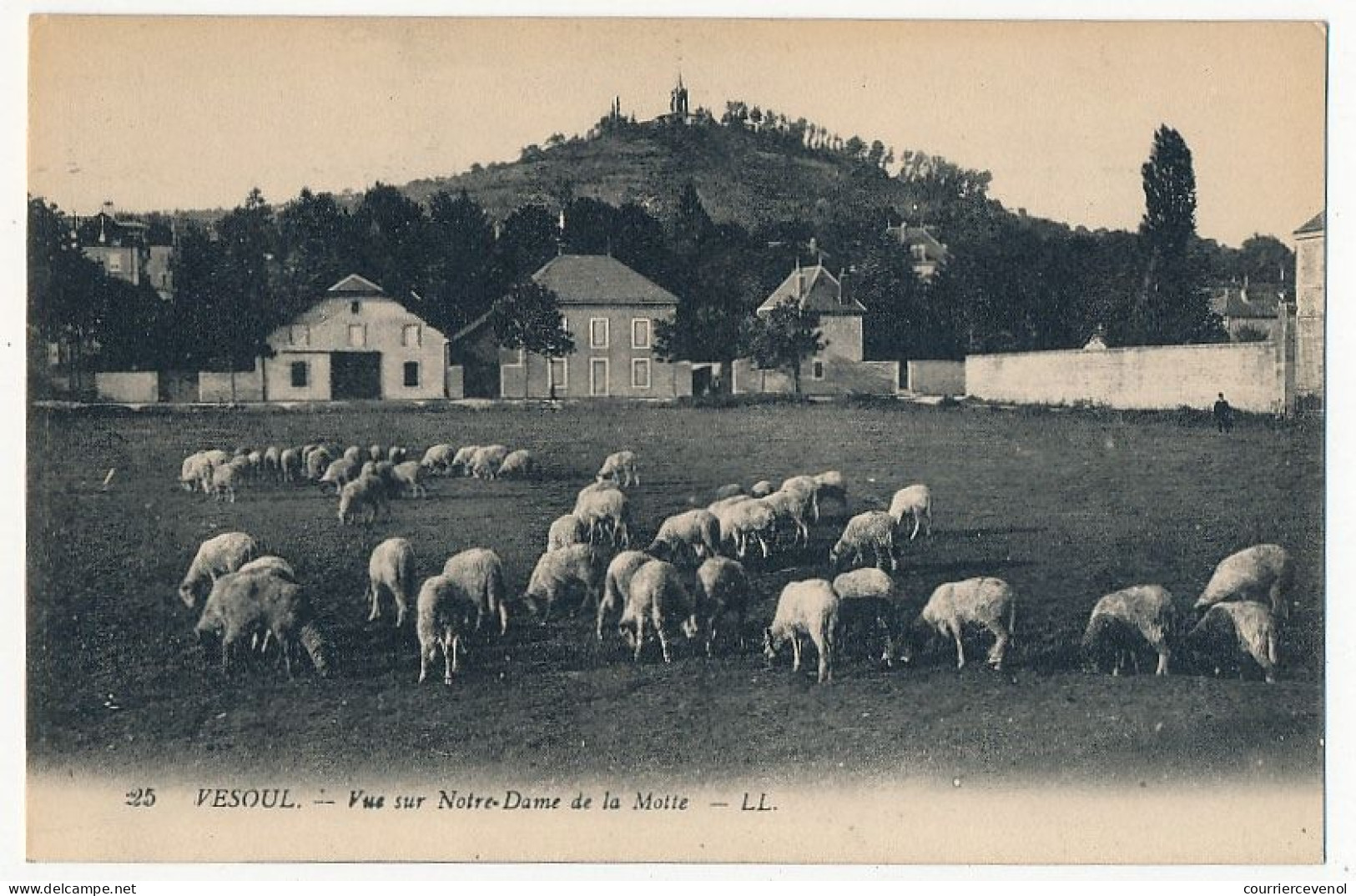 CPA - VESOUL (Haute-Saône) - Vue Sur Notre Dame De La Motte - Vesoul