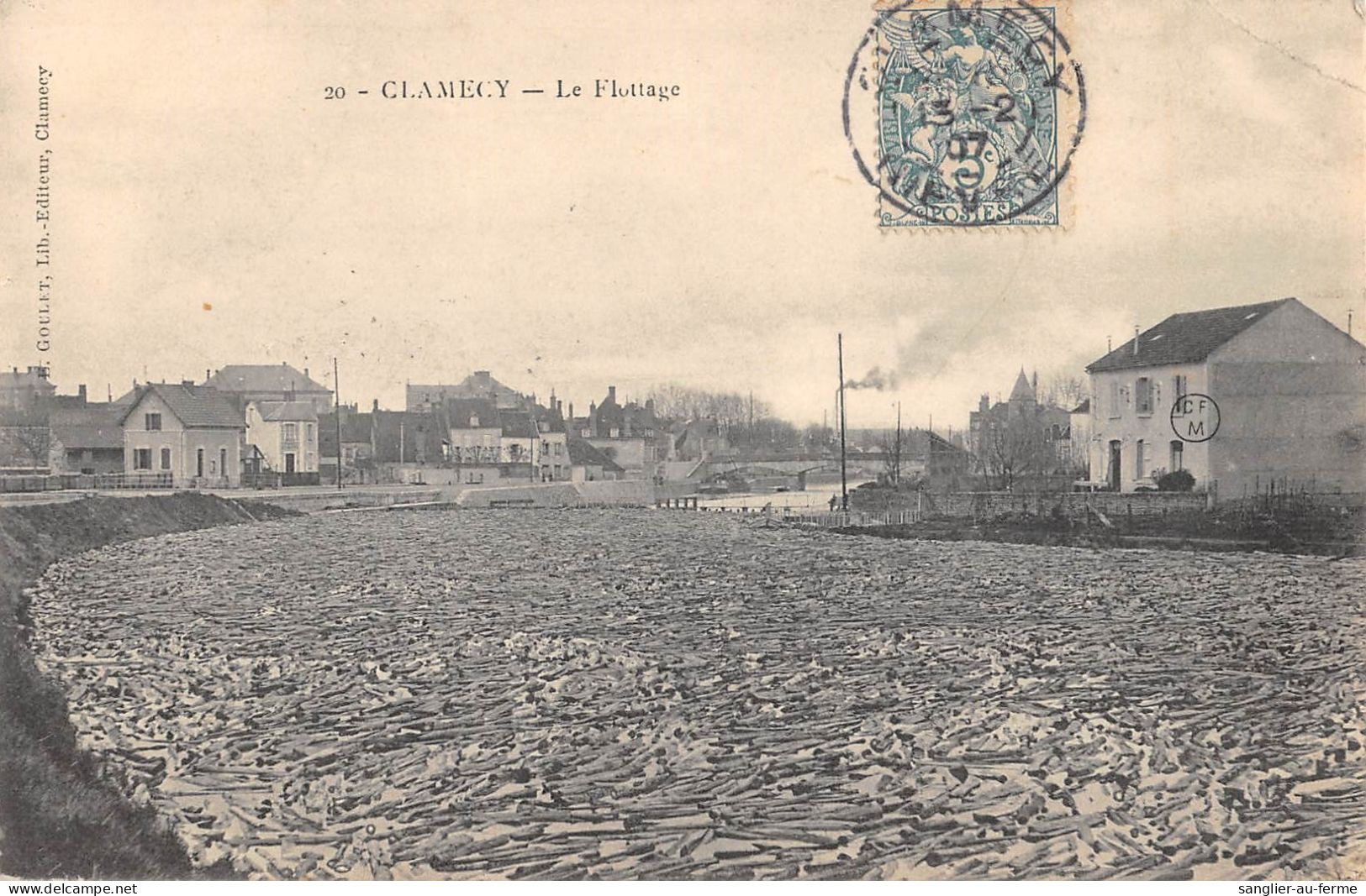 CPA 58 CLAMECY / LE FLOTTAGE - Other & Unclassified