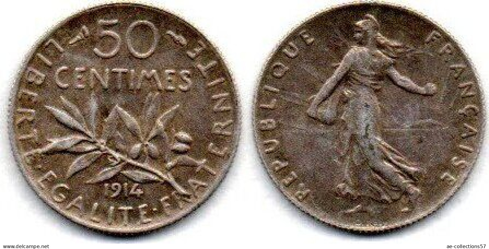 MA 26807  /  50 Centimes 1914 TTB+ - 50 Centimes