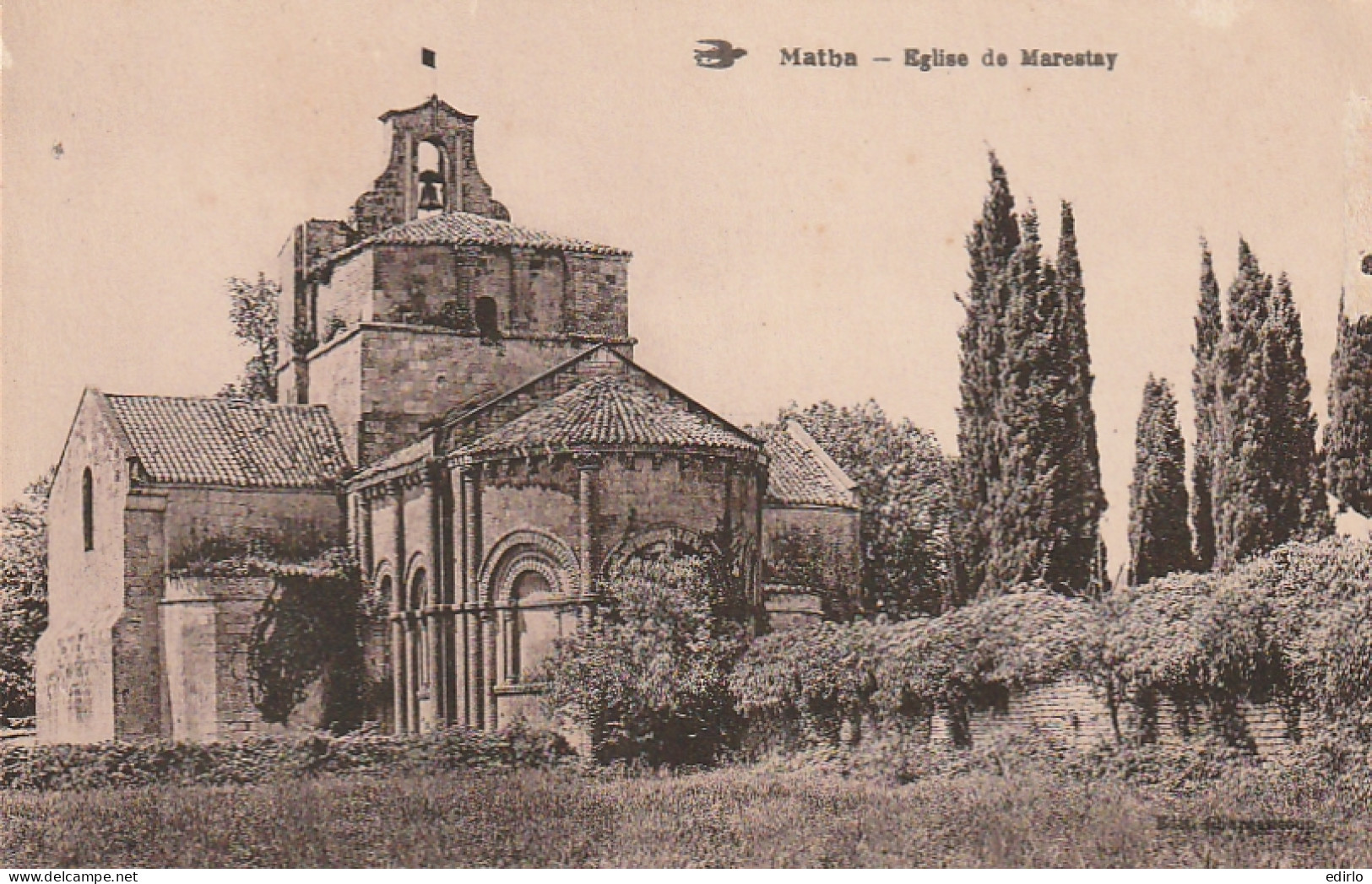  *** 17  ***   MATHA  église Marestay   Neuve TTB  - Matha