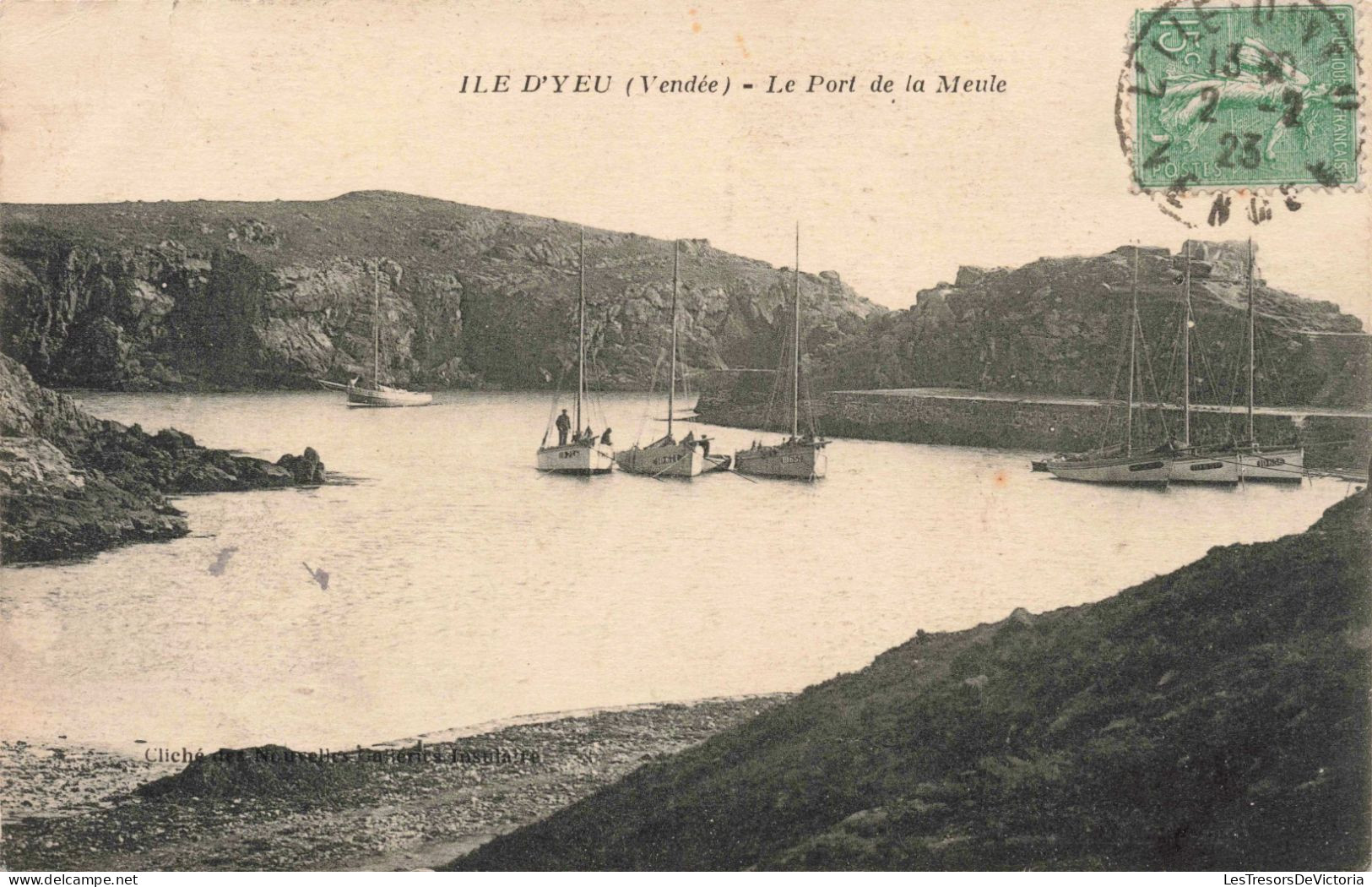 FRANCE - Ile D'Yeu - Le Port De La Meule - Carte Postale Ancienne - Ile D'Yeu