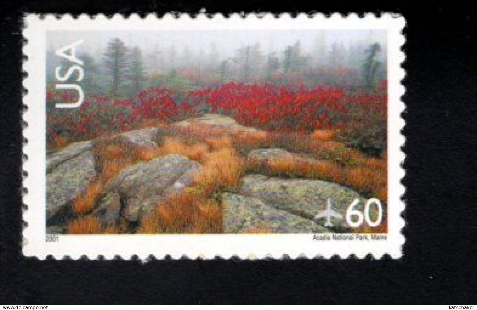 200332474 2001 (XX) SCOTT C138 POSTFRIS MINT NEVER HINGED POSTFRISCH - SCENIC AMERICAN LANDSCAPES ACADIA NATIONAL PARK - 3b. 1961-... Neufs