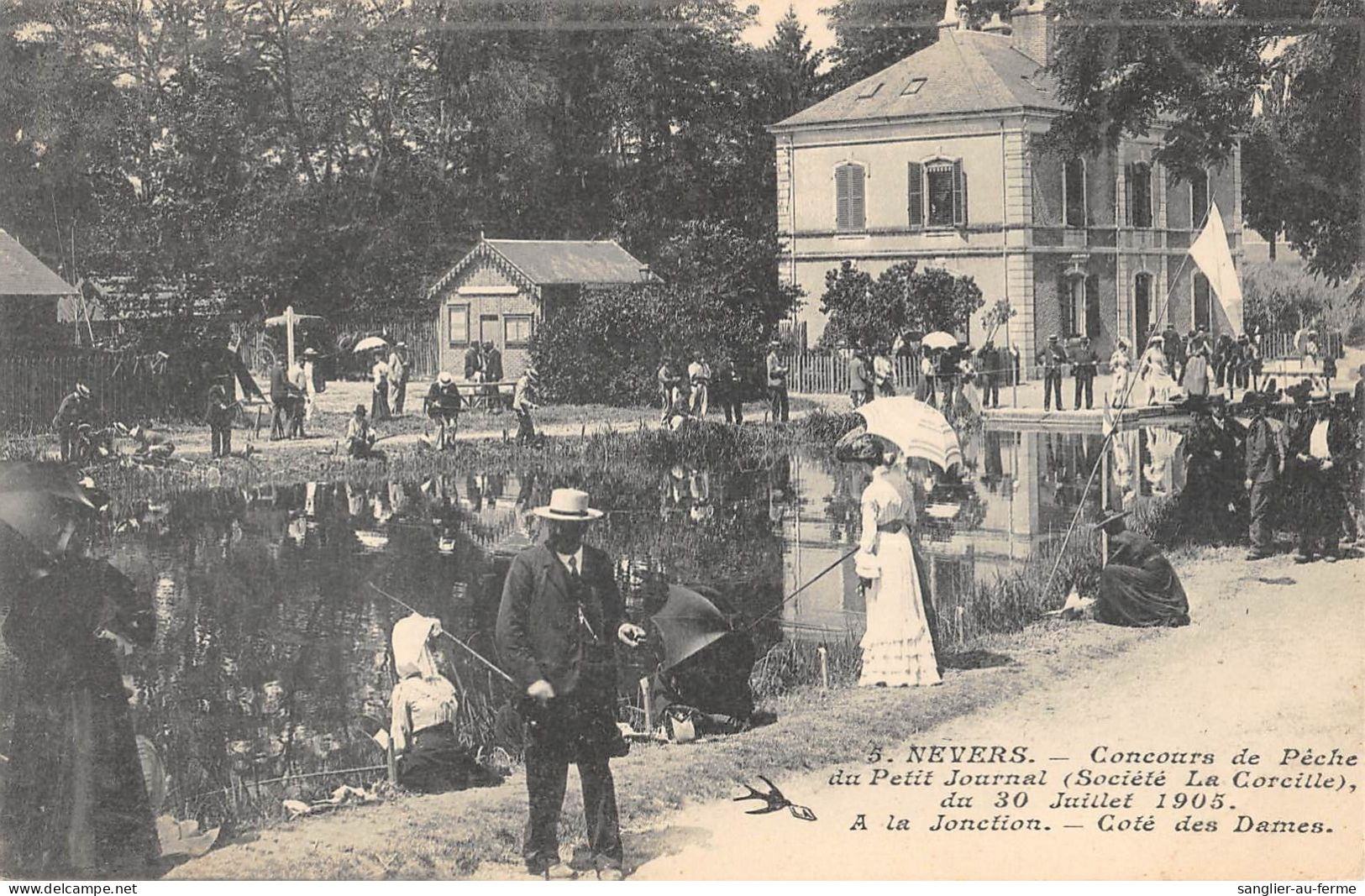 CPA 58 NEVERS / CONCOURS DE PECHE DU PETIT JOURNAL / A LA JONCTION / DAMES - Andere & Zonder Classificatie