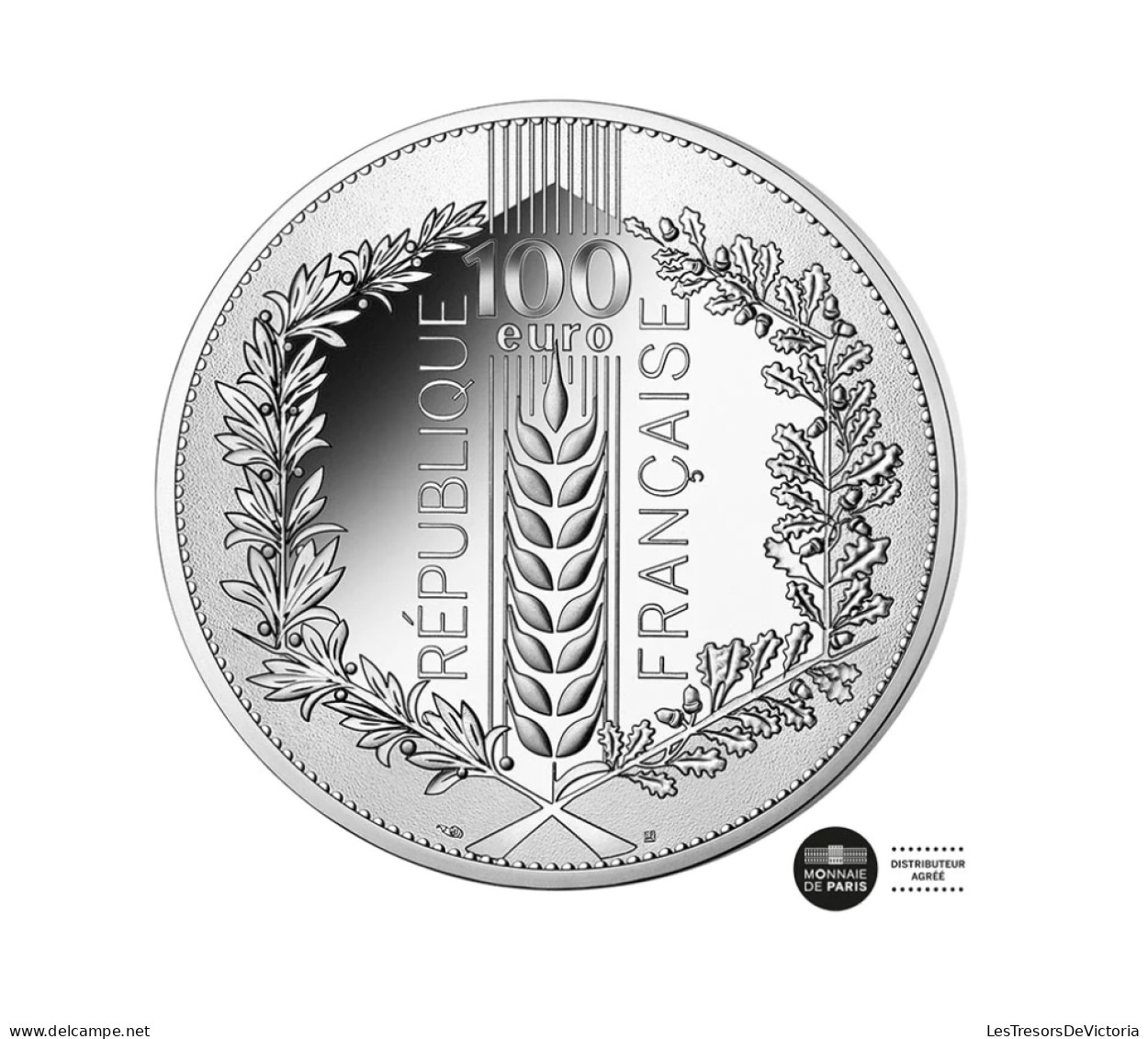Monnaies - Epi De Blé - Monnaie De 100 Euros - Argent - 2022 - Francia