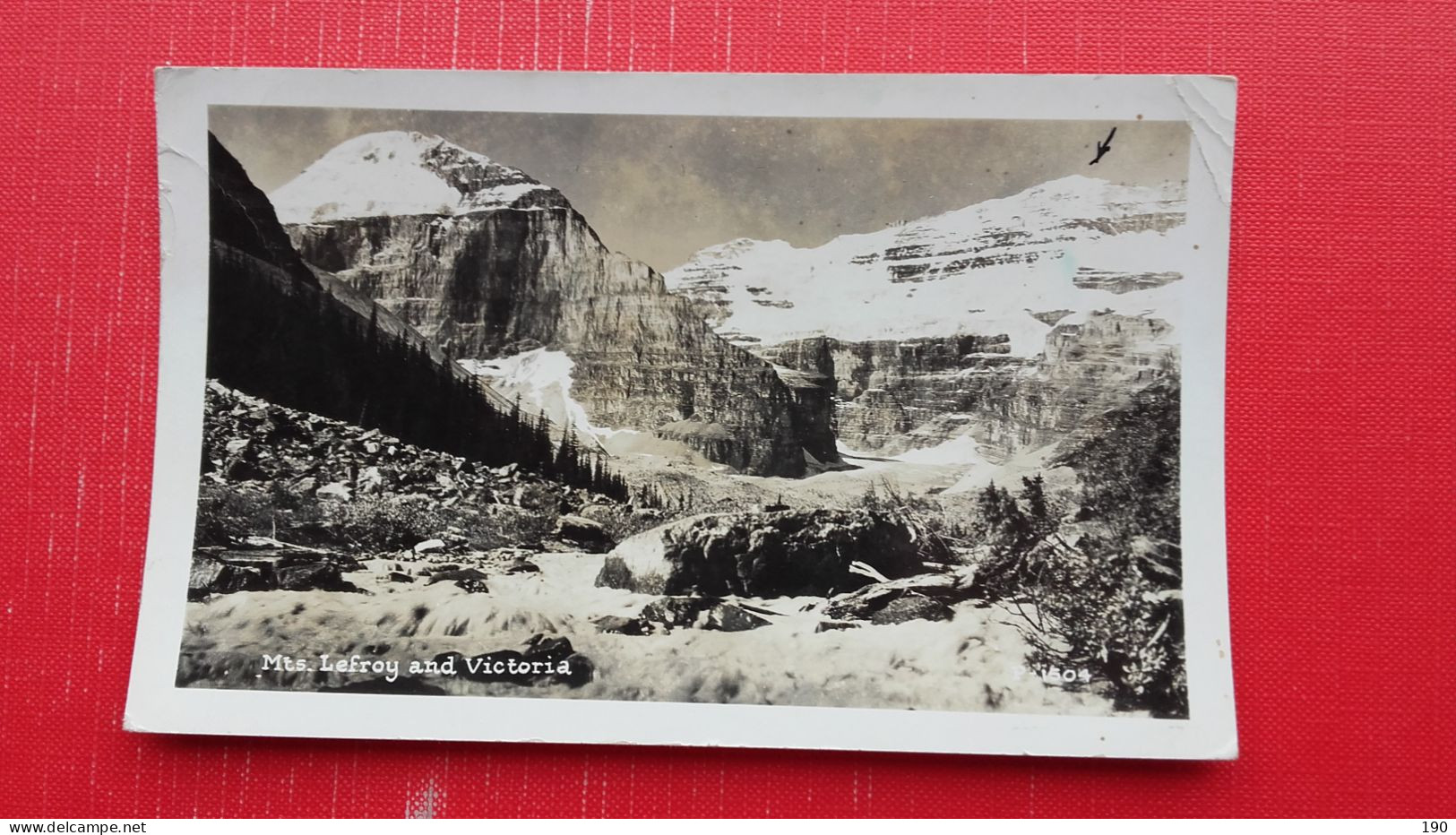 Mts.Lefroy Und Victoria.Sent To Kranj(Slovenija) - Other & Unclassified