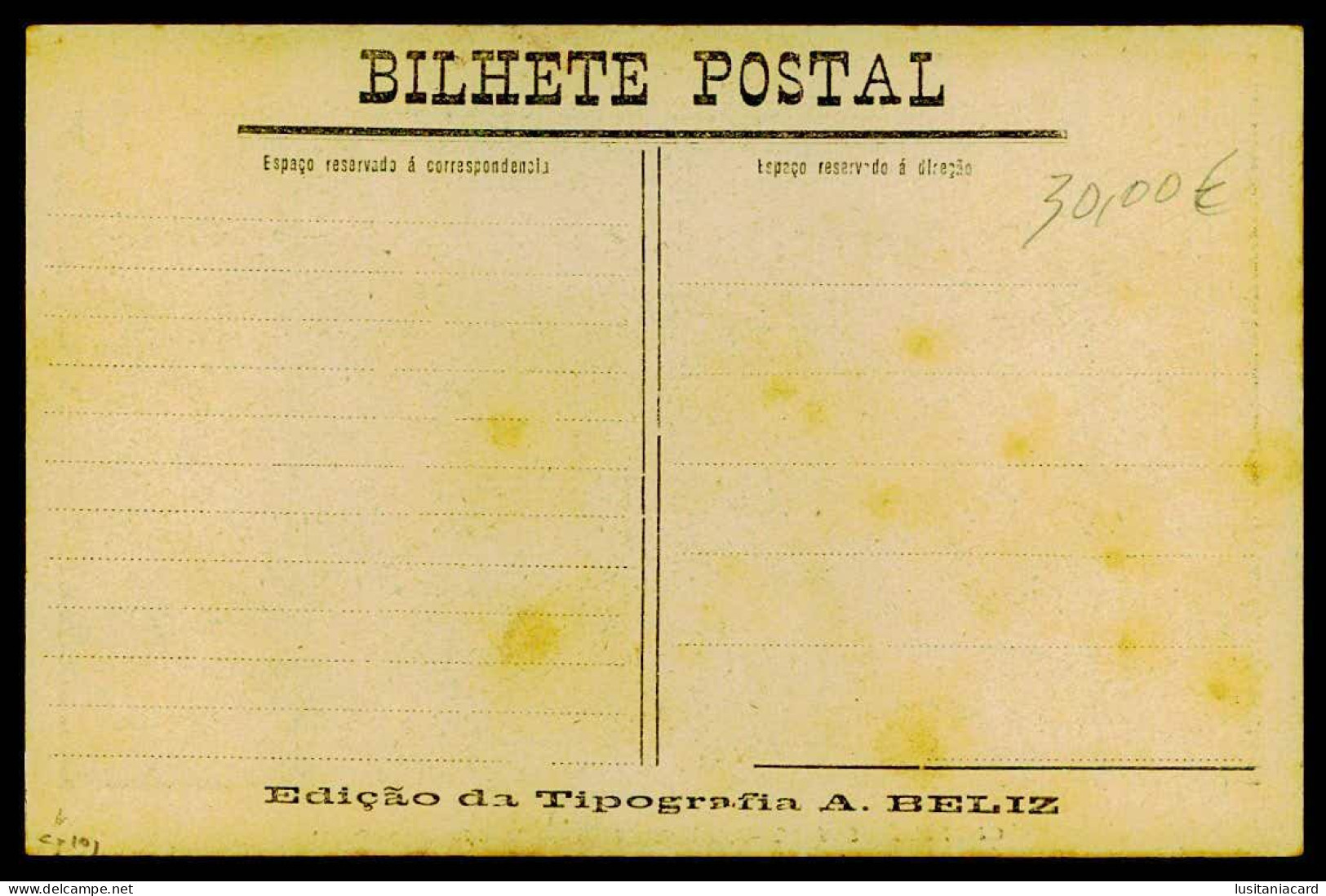 CASTELO DE VIDE - Vista Tirada Do Teatro De Mousinho Da Silveira.( Ed. Da Tipografia A. Beliz) Carte Postale - Portalegre