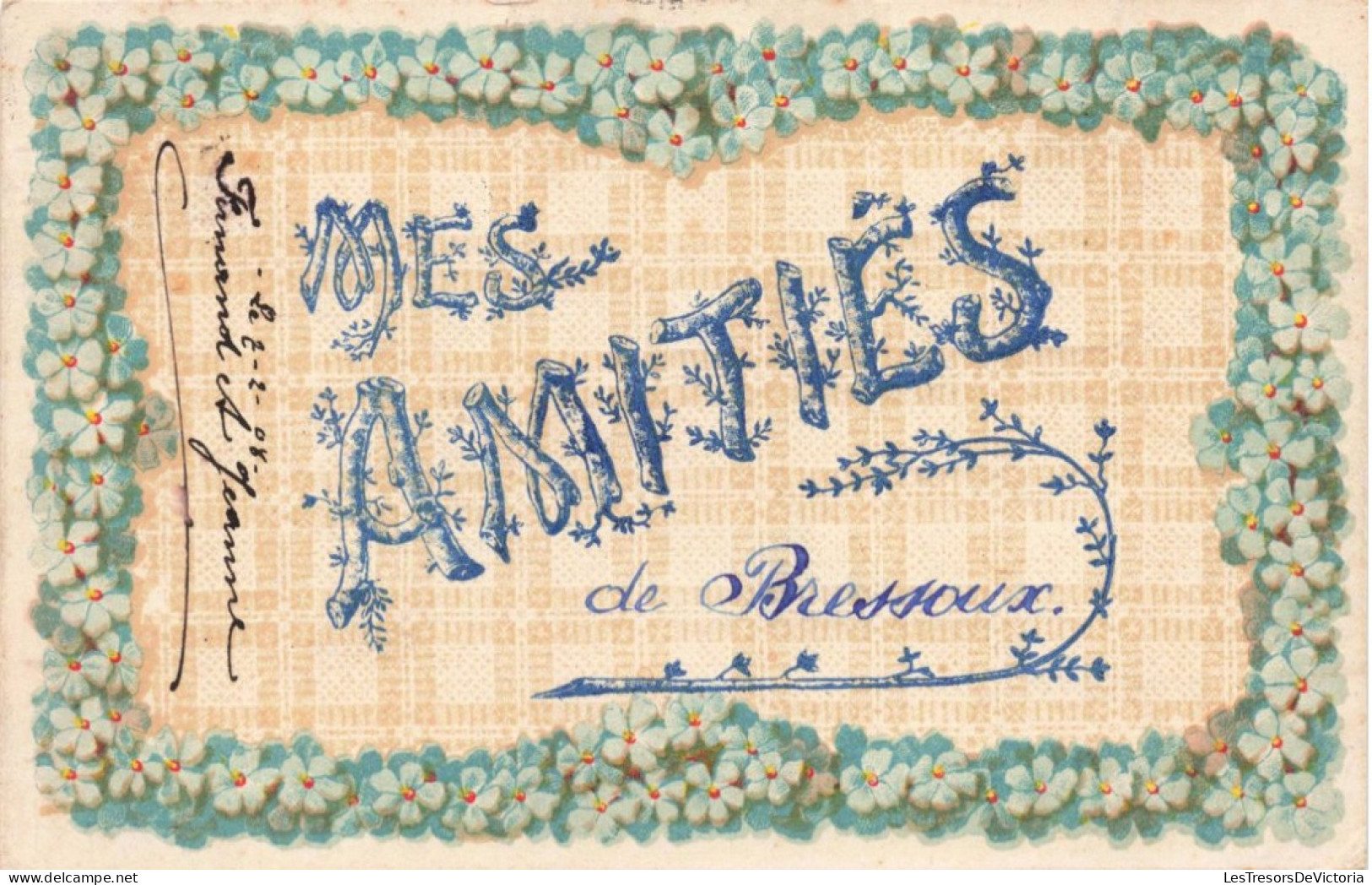 BELGIQUE - Mes Amitiés De Bressoux - Colorisé - Carte Postale Ancienn - Other & Unclassified