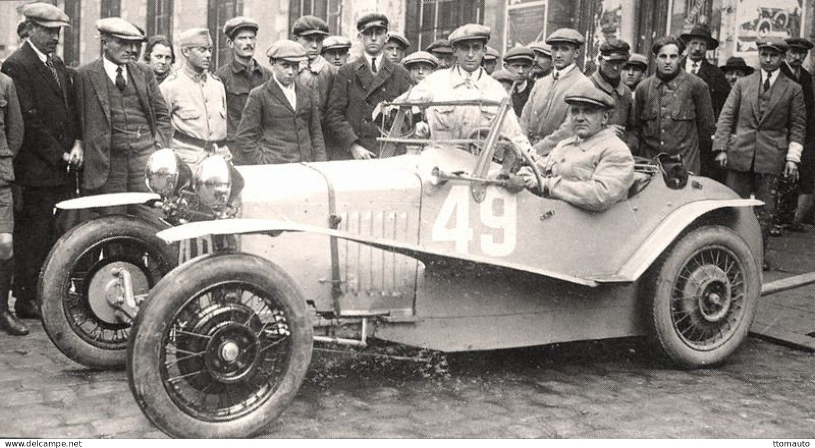 Aries CC2 Super - Pilotes: Fernand Gabriel/Louis Paris - Concurrents Francaises Le Mans 1926  -  15x10cms PHOTO - Le Mans