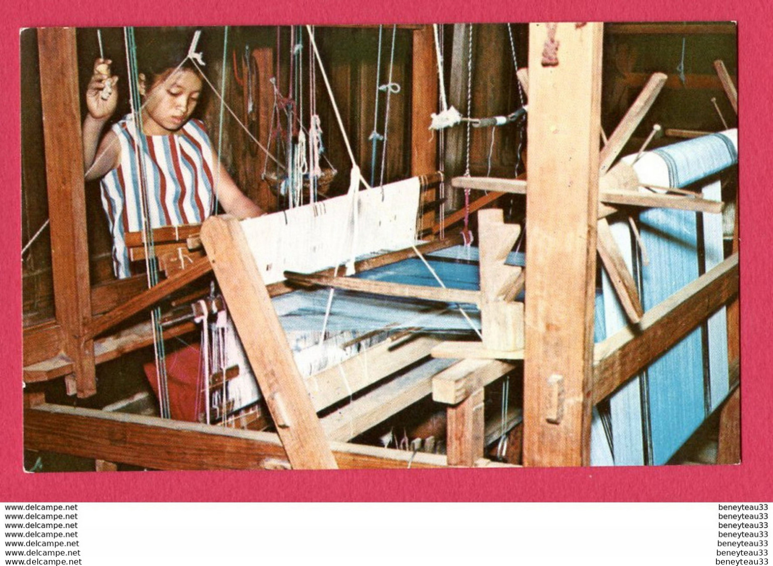 CPA (Réf : X890) CHIENG-MAI (ASIE THAILAND) Native Thai Silk Industry, At Sunkam-Pheng - Thaïlande