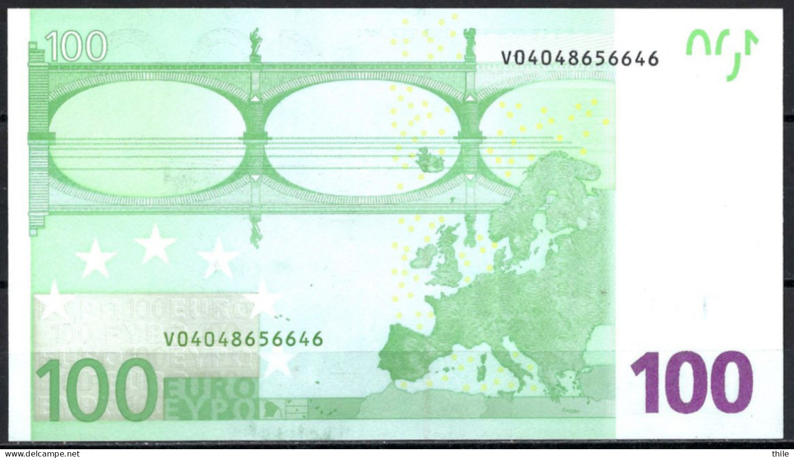 ESPAGNE - SPAIN - 100 € - V - M006 E2 - UNC - Draghi - 100 Euro