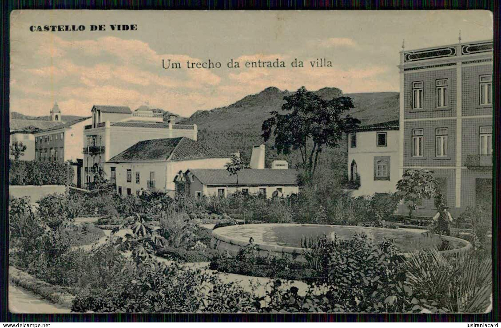 CASTELO DE VIDE - Um Trecho Da Entrada Da Villa. ( Ed. De A. D'Oliveira) Carte Postale - Portalegre
