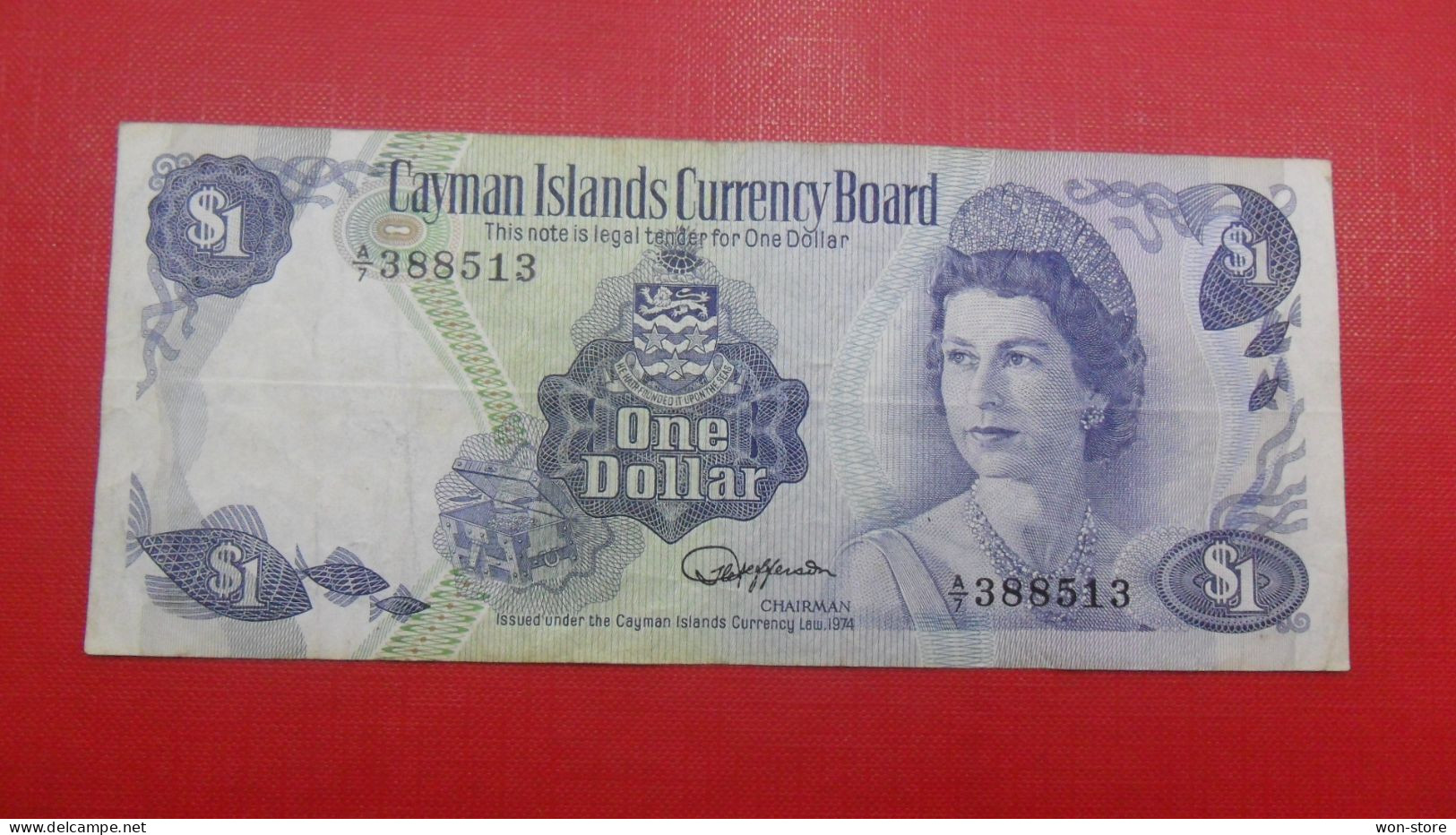 6700 - Cayman Islands 1 Dollar 1985 - Islas Caimán