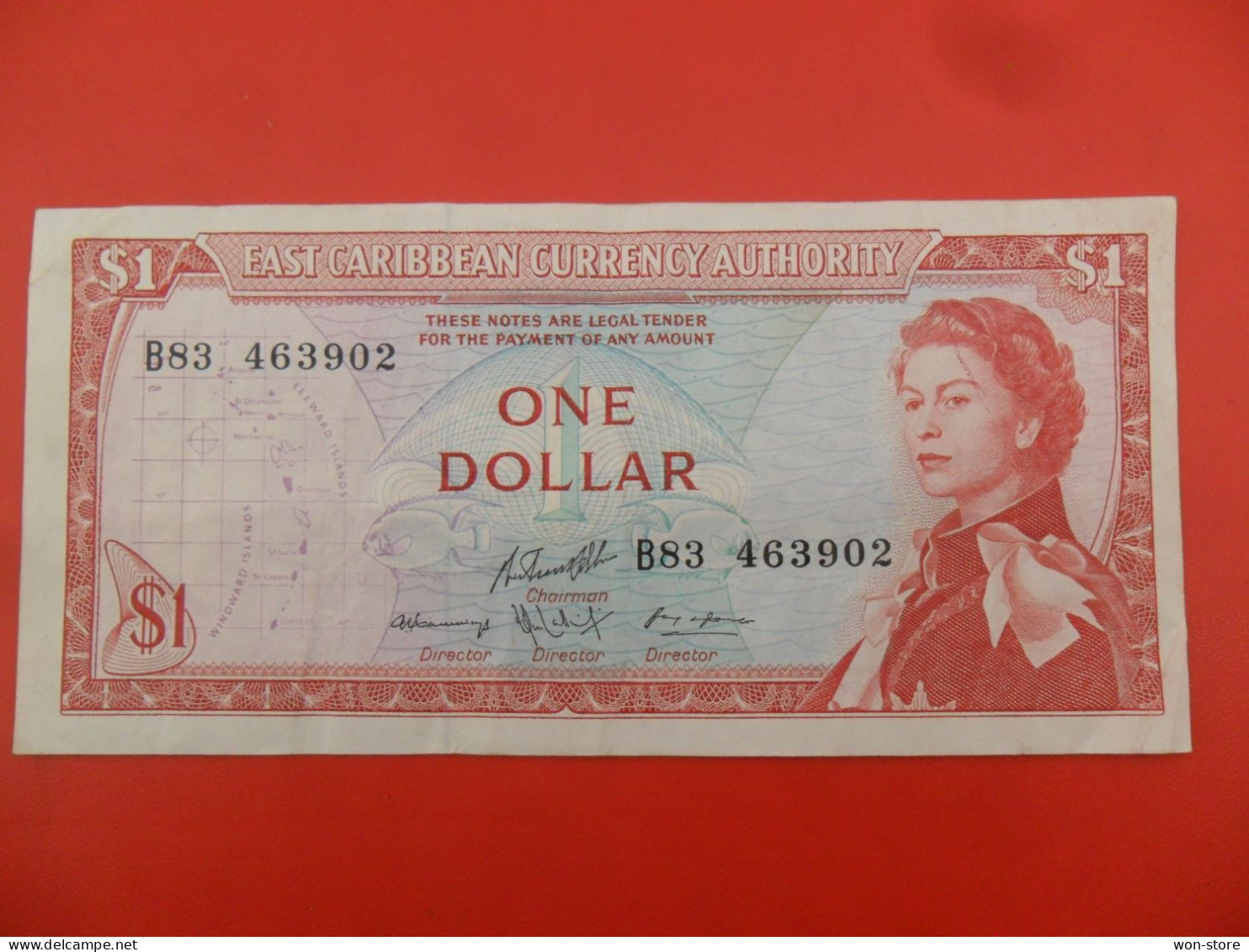 8362 - East Caribbean States 1 Dollar 1965 - Oostelijke Caraïben