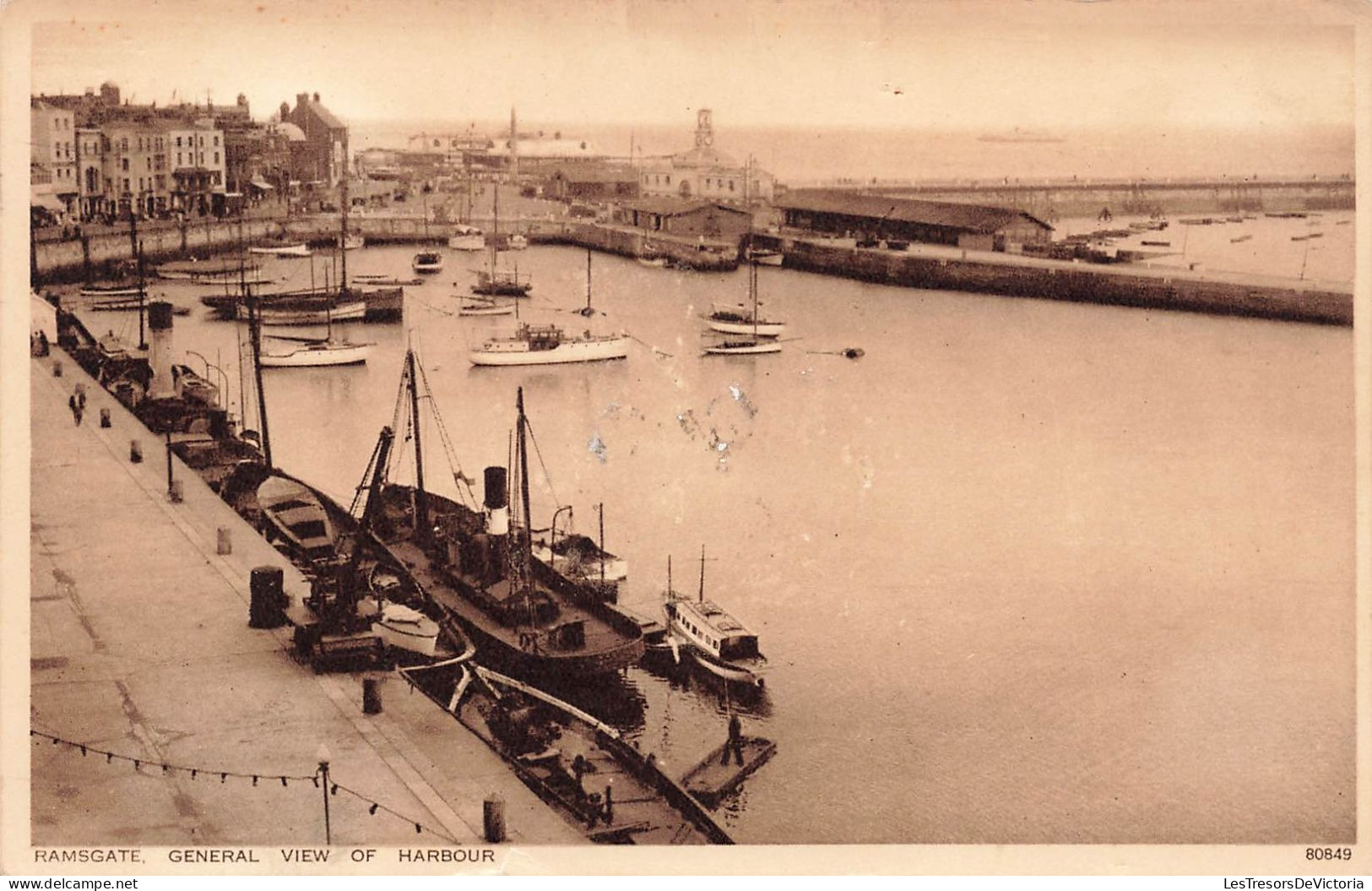 ROYAUME-UNI - Angleterre - Ramsgate - Vue Générale Du Port - Carte Postale Ancienne - Ramsgate