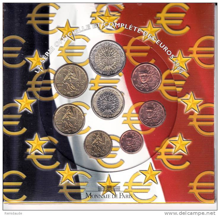 2004 - LIVRAISON OFFERTE ! COFFRET BU De FRANCE - PRIX D'EMISSION : 27 EUR. ! - France