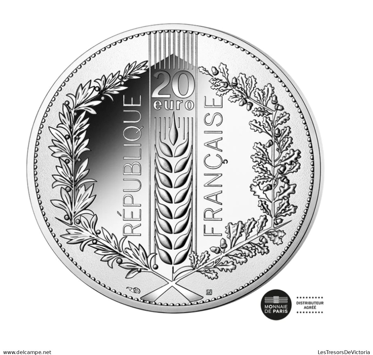 Monnaies - Epi De Blé - Monnaie De 20 Euro - Argent - 2022 - France