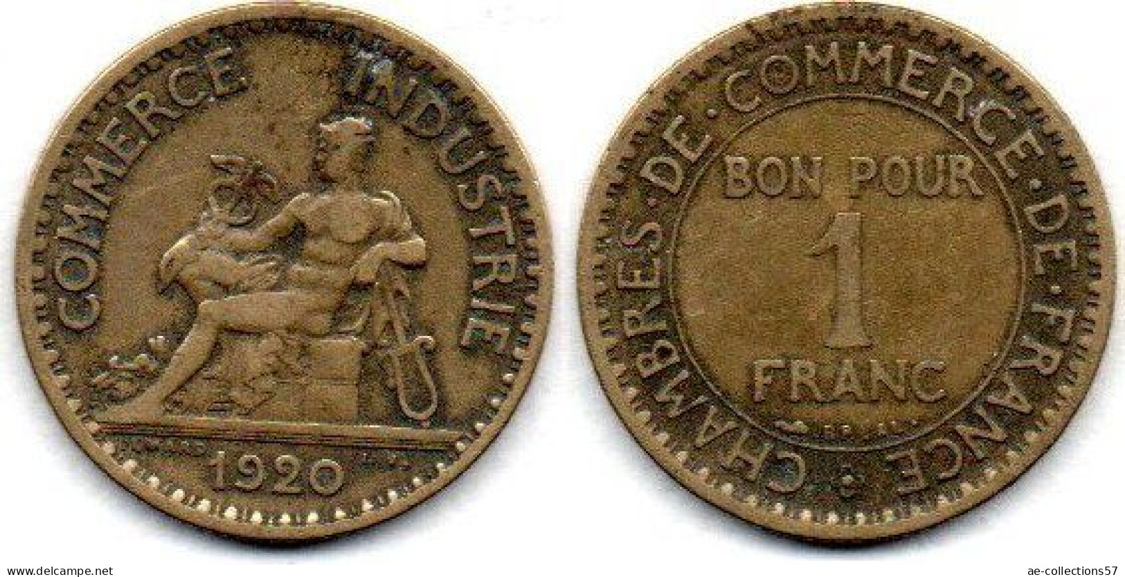 MA 27080   / 1 Franc 1920 TB+ - 1 Franc