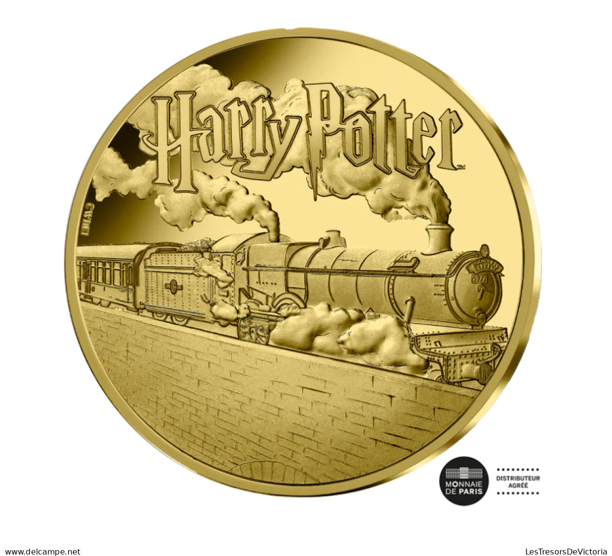 Monnaies - Harry Potter - Poudlard Express - Monnaie De 500 € - OR - 2022 - Francia