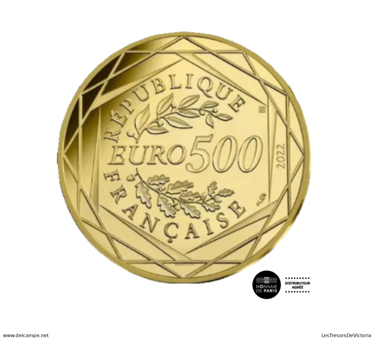 Monnaies - Harry Potter - Poudlard Express - Monnaie De 500 € - OR - 2022 - Frankreich