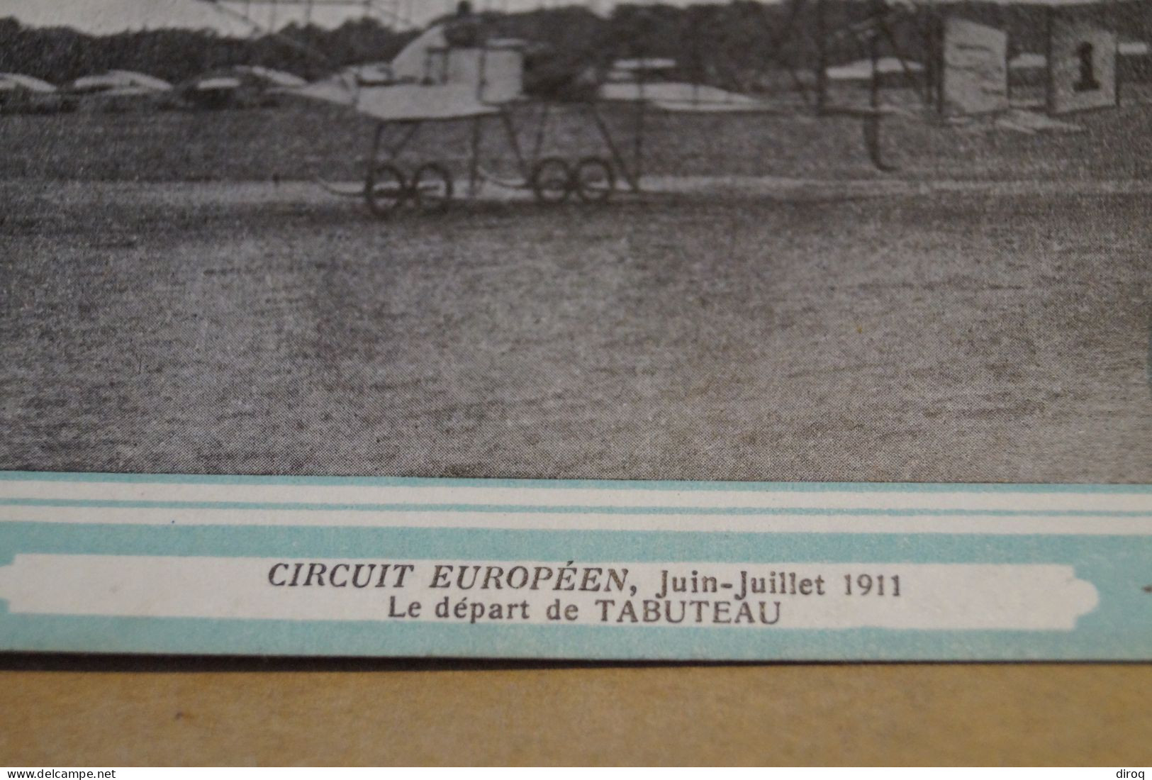 CIRCUIT EUROPEEN DE JUIN - JUILLET 1911,Biplan, Bristol,belle Carte Ancienne - Riunioni