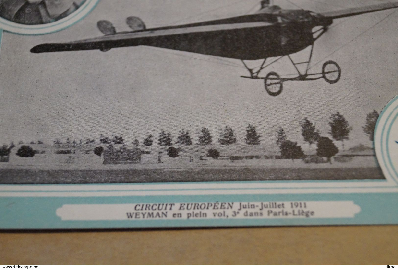 CIRCUIT EUROPEEN DE JUIN - JUILLET 1911,monoplan Nieuport,belle Carte Ancienne - Meetings