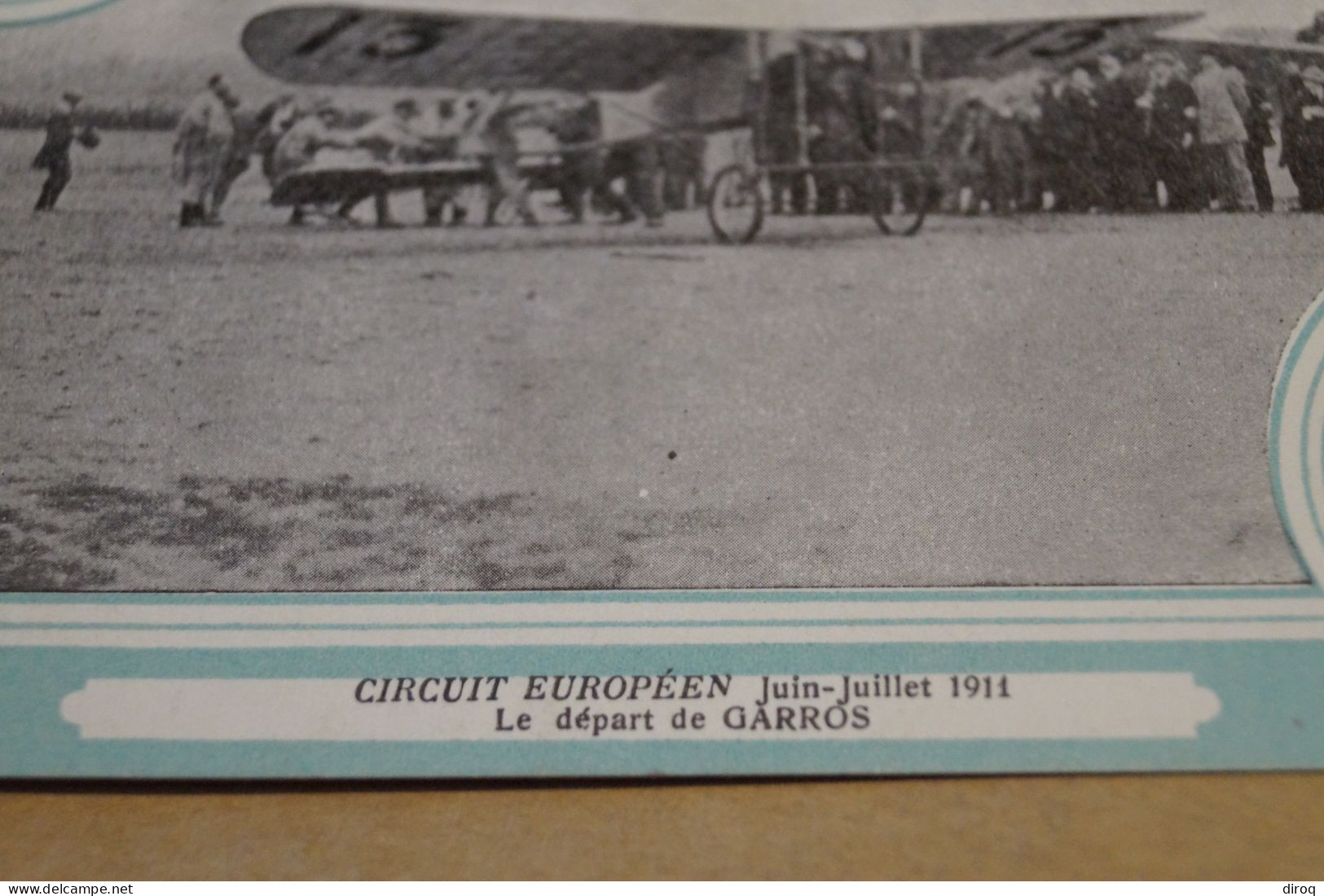 CIRCUIT EUROPEEN DE JUIN - JUILLET 1911,monoplan Blériot,belle Carte Ancienne - Meetings