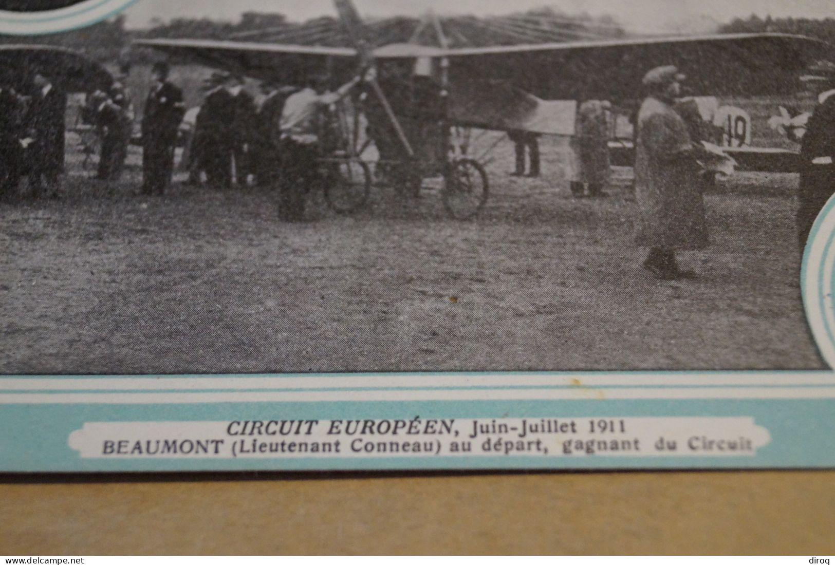 CIRCUIT EUROPEEN DE JUIN - JUILLET 1911,monoplan Blériot,belle Carte Ancienne - Meetings