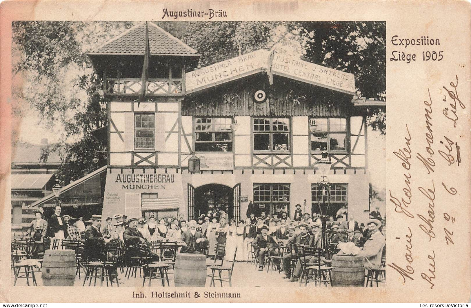 BELGIQUE - Exposition De Liège 1905 - Augustiner Bräu - Carte Postale Ancienne - Liège