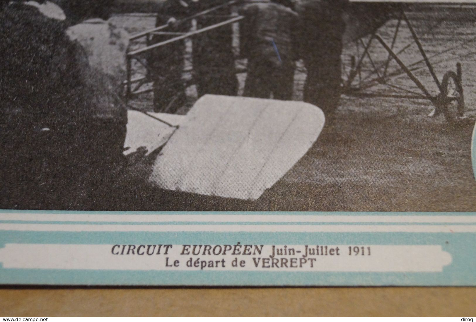 CIRCUIT EUROPEEN DE JUIN - JUILLET 1911,monoplan Morane,belle Carte Ancienne - Riunioni