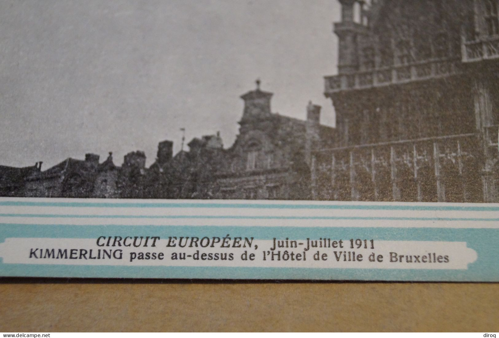 CIRCUIT EUROPEEN DE JUIN - JUILLET 1911,monoplan Sommer,belle Carte Ancienne - Meetings