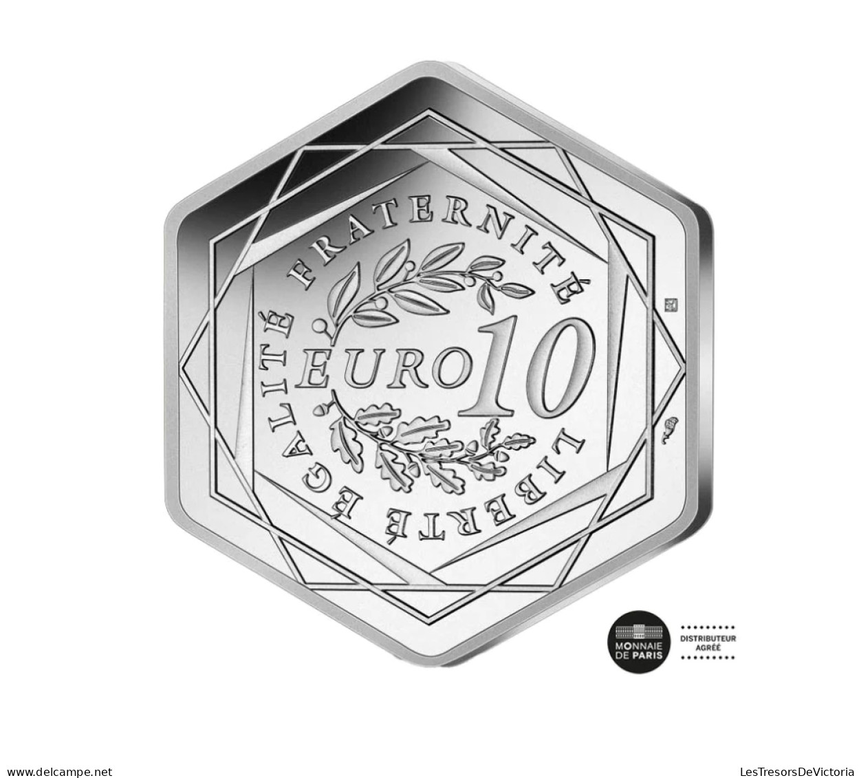 Monnaies - Jeux Olympiques De Paris - 2024 - La Semeuse - Monnaie De 10 Euros - Argent - BU - 2023 - France