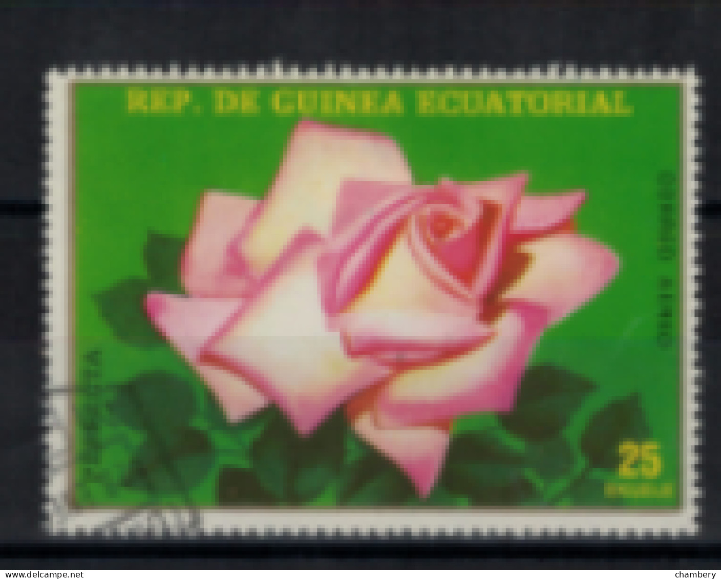 Guinée Equatoriale - Poste Aérienne - "Protection De La Nature - Fleurs" - Oblitéré N° 34 De 1974 - Guinée Equatoriale
