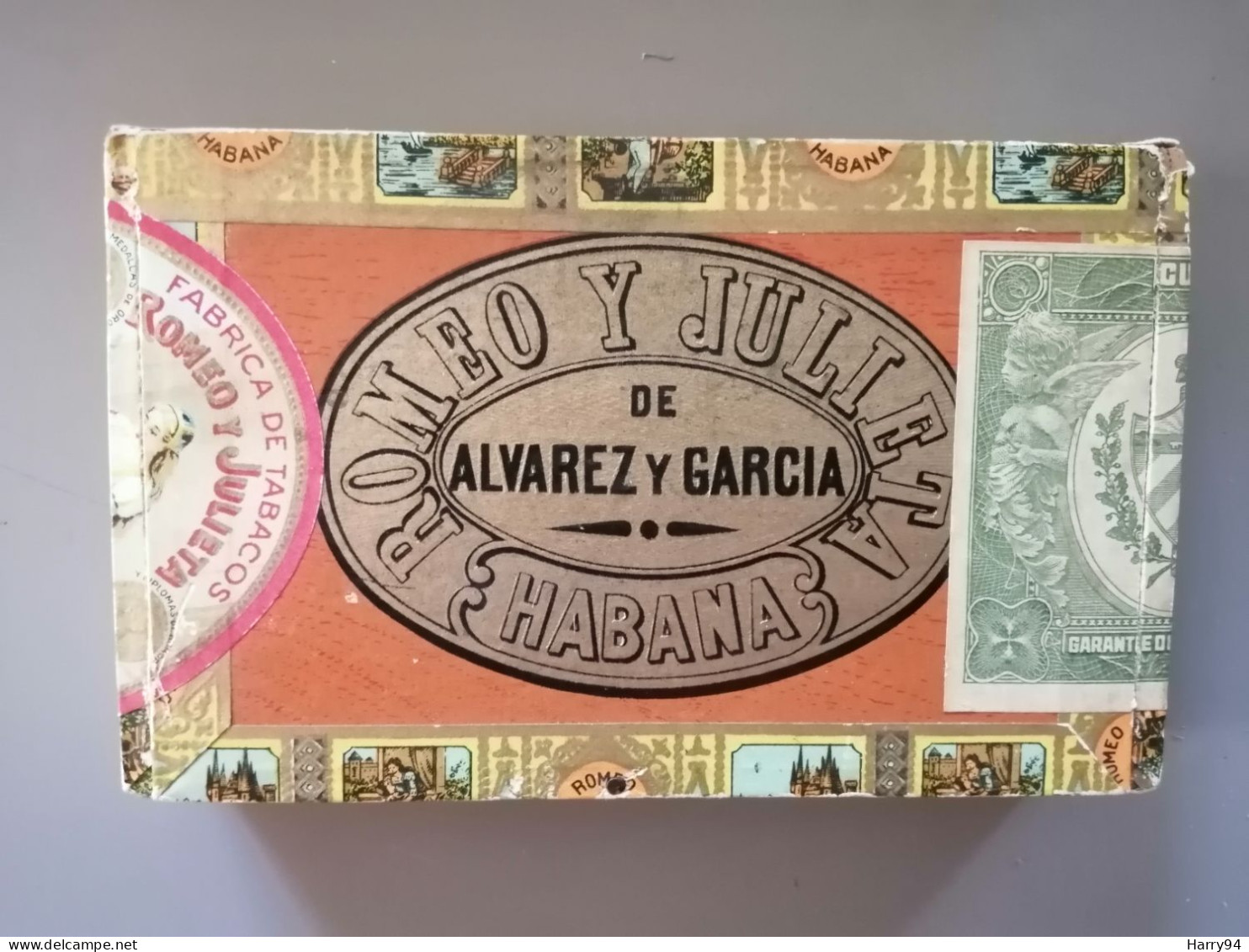 Boite à Cigares Roméo Y Julieta De Alvarez Y Garcia Habana  Comprenant 2 Cigares Sous Blister - Otros & Sin Clasificación