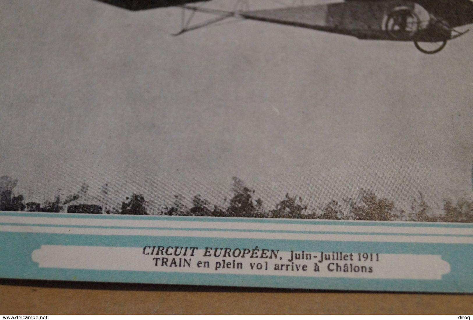 CIRCUIT EUROPEEN DE JUIN - JUILLET 1911,monoplan Train,belle Carte Ancienne - Meetings