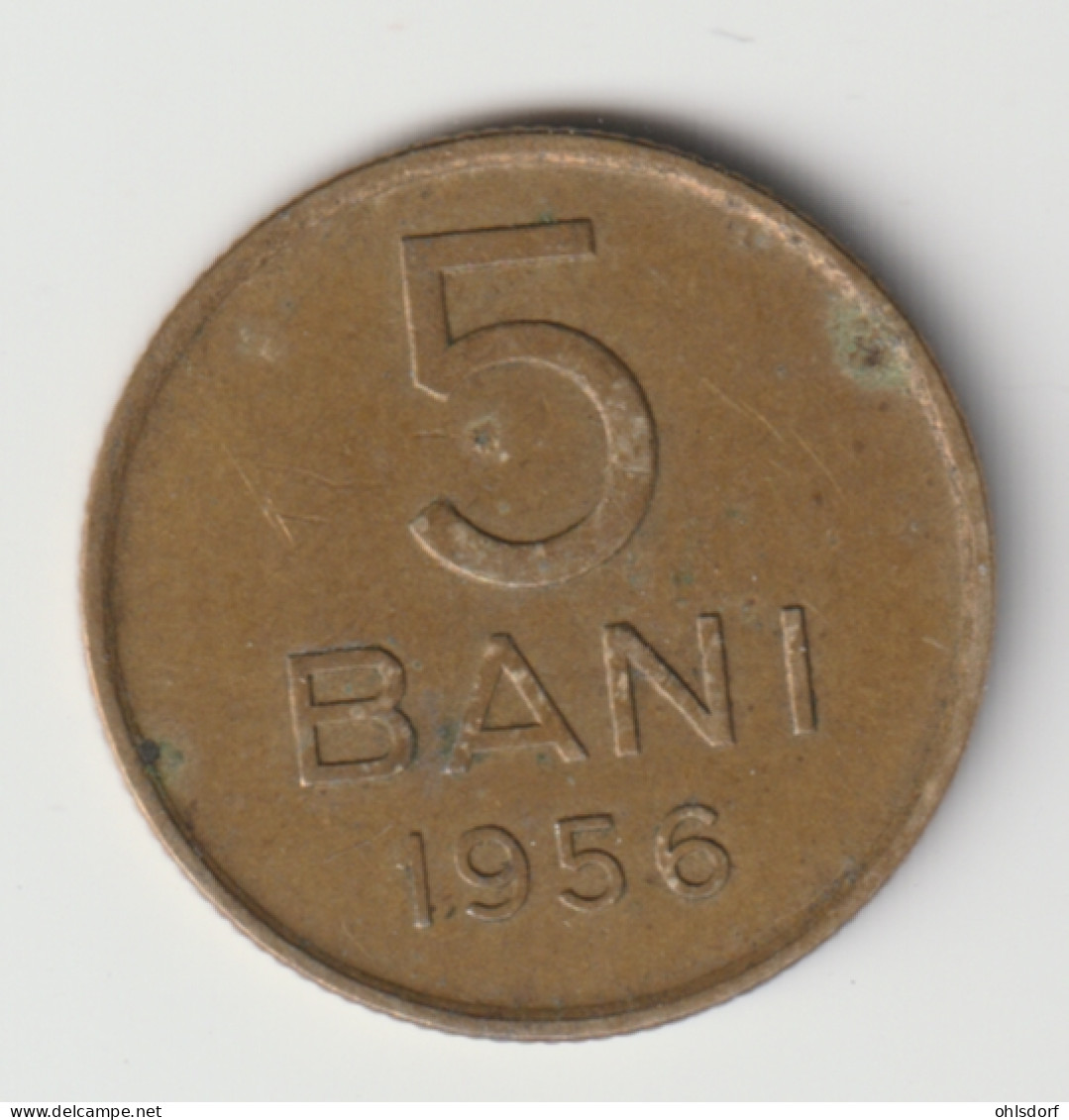ROMANIA 1956: 5 Bani, KM 83.2 - Roumanie