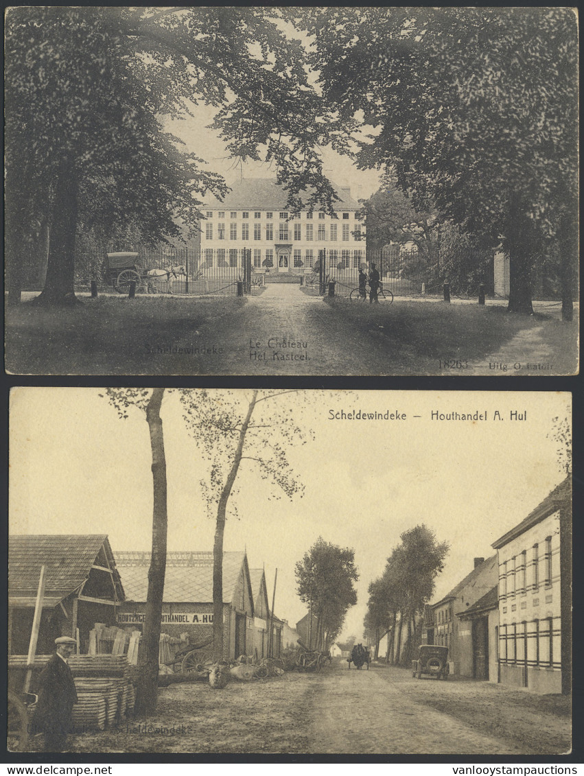 ZK Scheldewindeke, Zeer Mooie Straatzichten (4 Stuks) - Autres & Non Classés