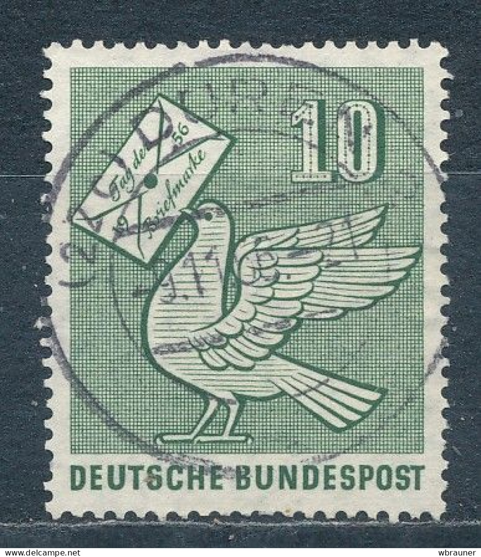 Bund 247 Gestempelt Stempeldatum 09.11.1956  Schöne Geburtsdatumsbriefmarke   Auch Zum Verschenken Geeignet - Gebraucht