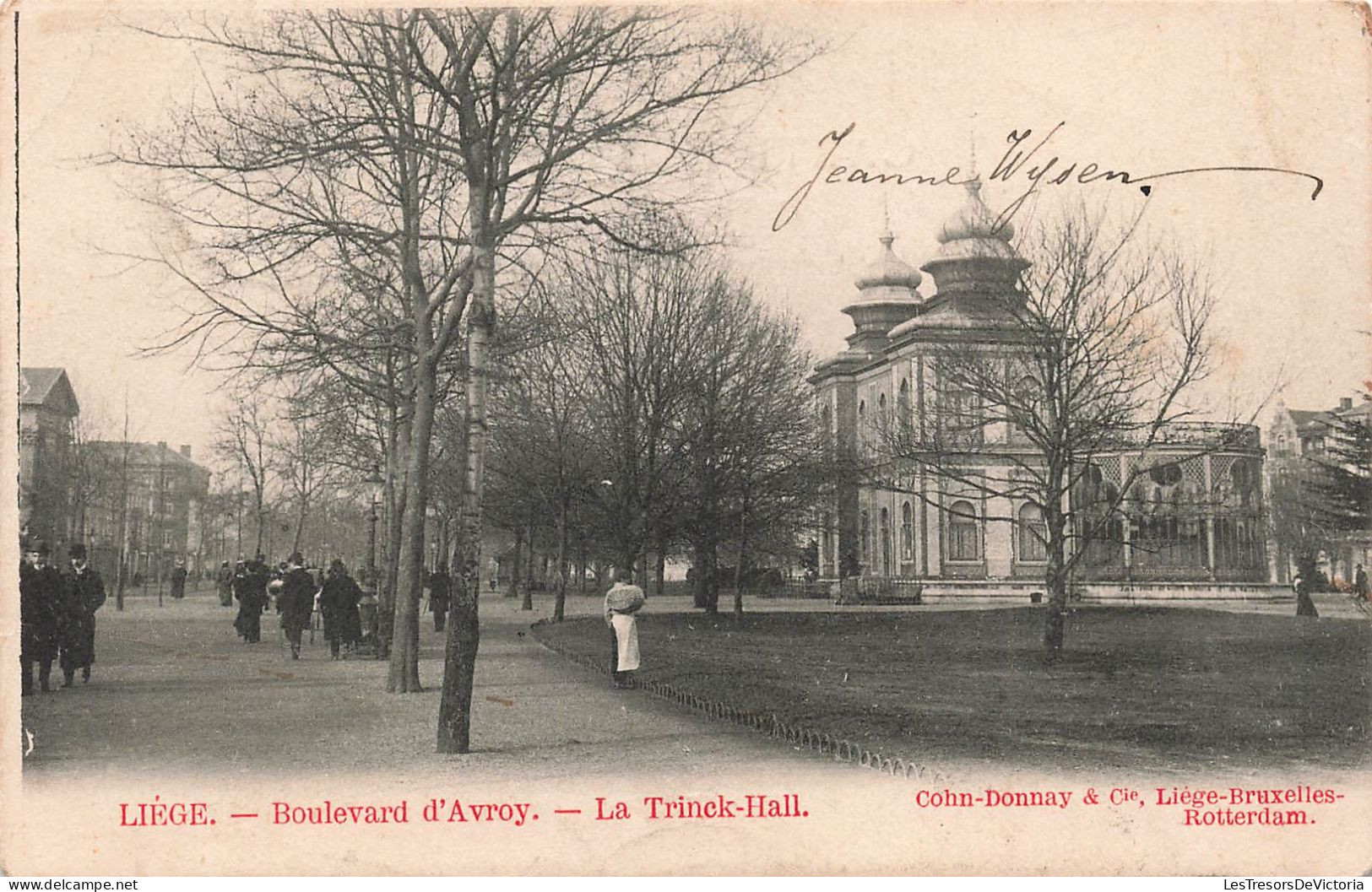 BELGIQUE - Liège - Boulevard D'Avroy - La Trinck Hall - Carte Postale Ancienne - Liege