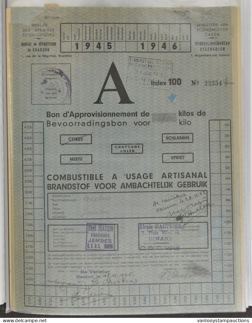 VARIA: Documenten, Facturen En Leveringsbons, Brevetten, Paspoorten, Enz., Grotendeels 1930/1960 - Otros & Sin Clasificación