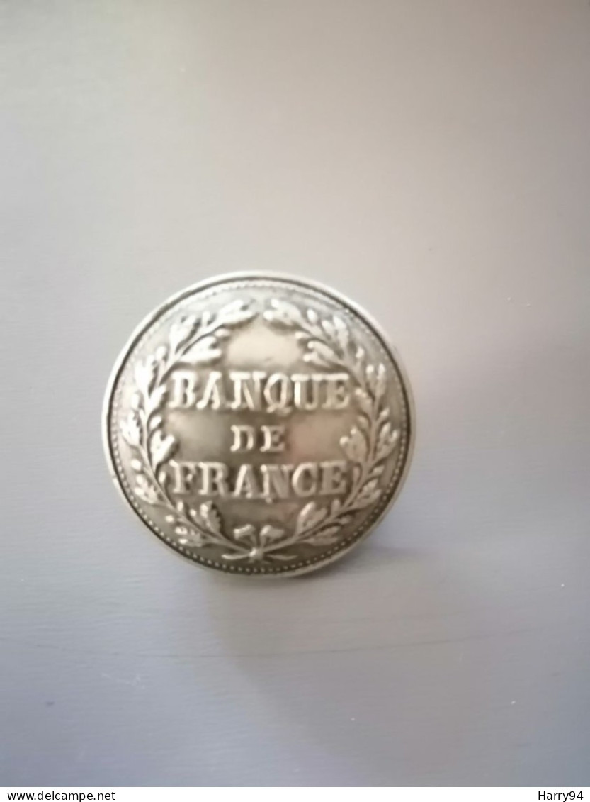 Bouton Laiton Banque De France 26mm - Boutons
