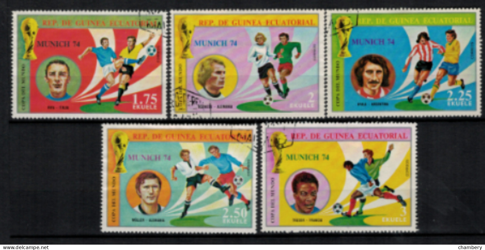 Guinée Equatoriale - "Coupe Du Monde De Foot Munich 74" - Oblitéré N° 45 De 1974 - Guinée Equatoriale