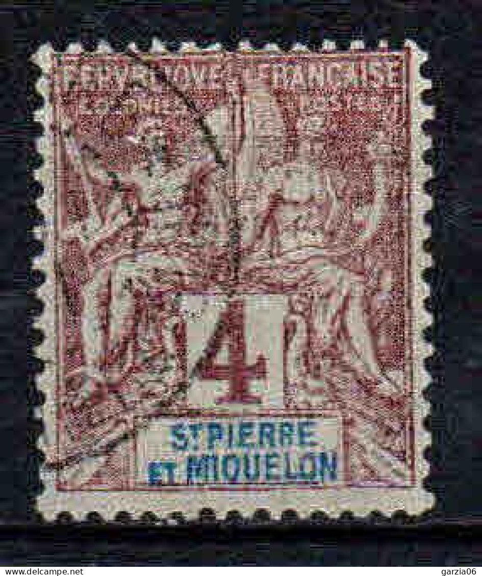 St Pierre Et Miquelon    - 1892 - Type Sage  - N° 61 - Oblit - Used - Used Stamps